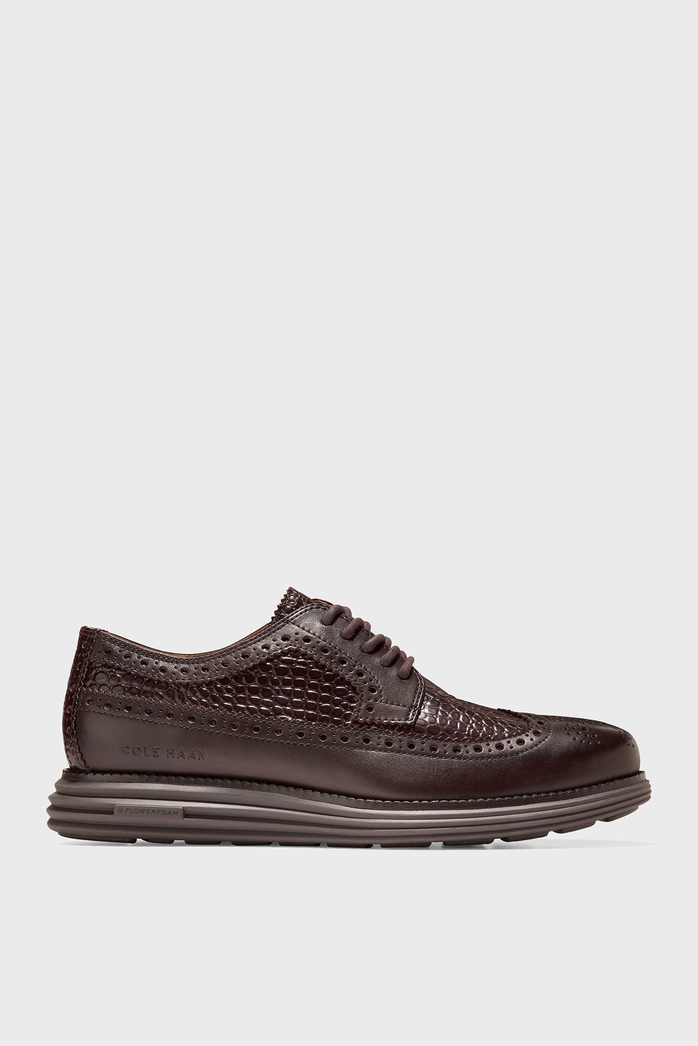 Чоловічі коричневі шкіряні броги ØriginalGrand Longwing Oxford 1