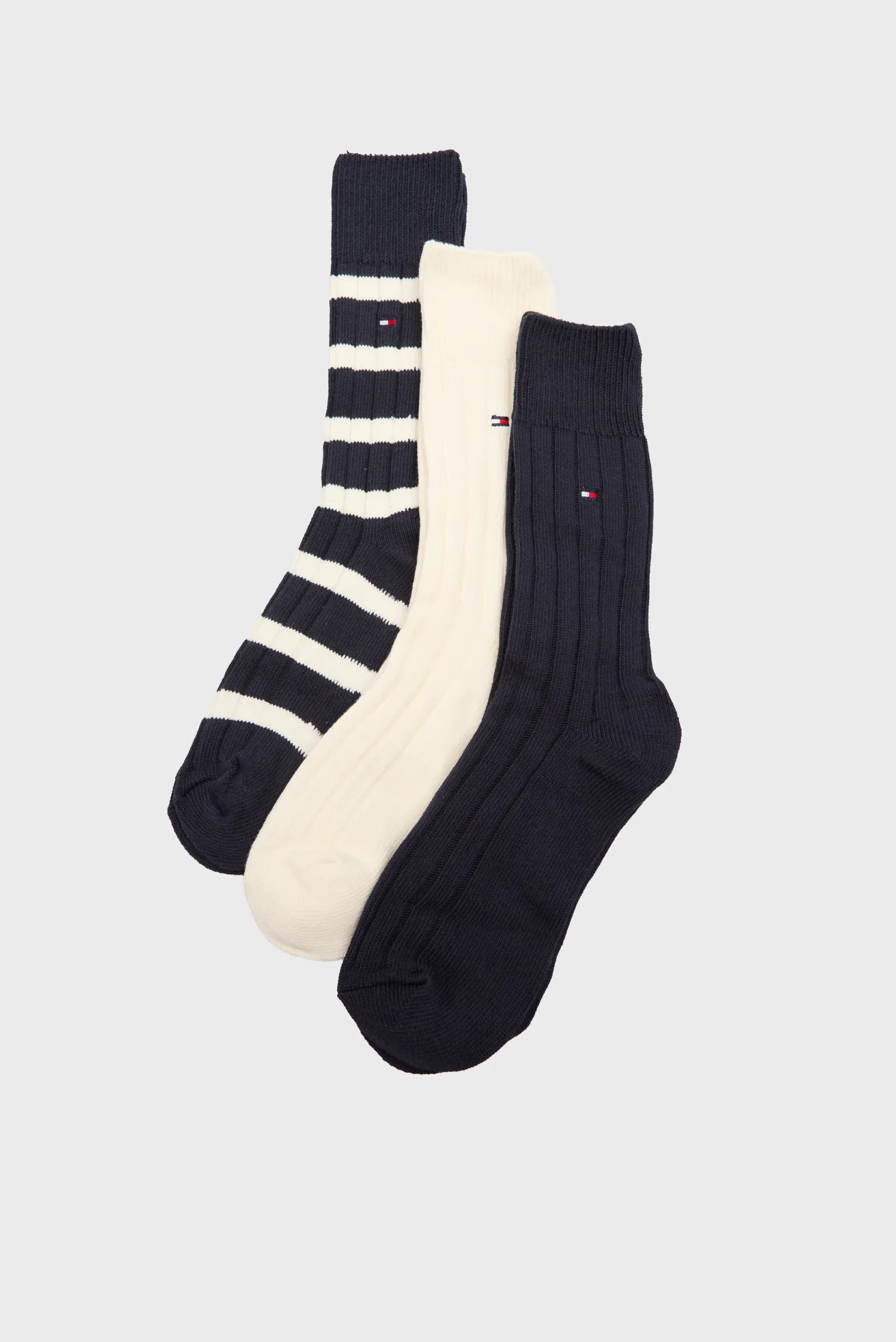 Мужские носки (3 пары) GIFTBOX Разноцветный 39-42 Tommy Hilfiger 701235377