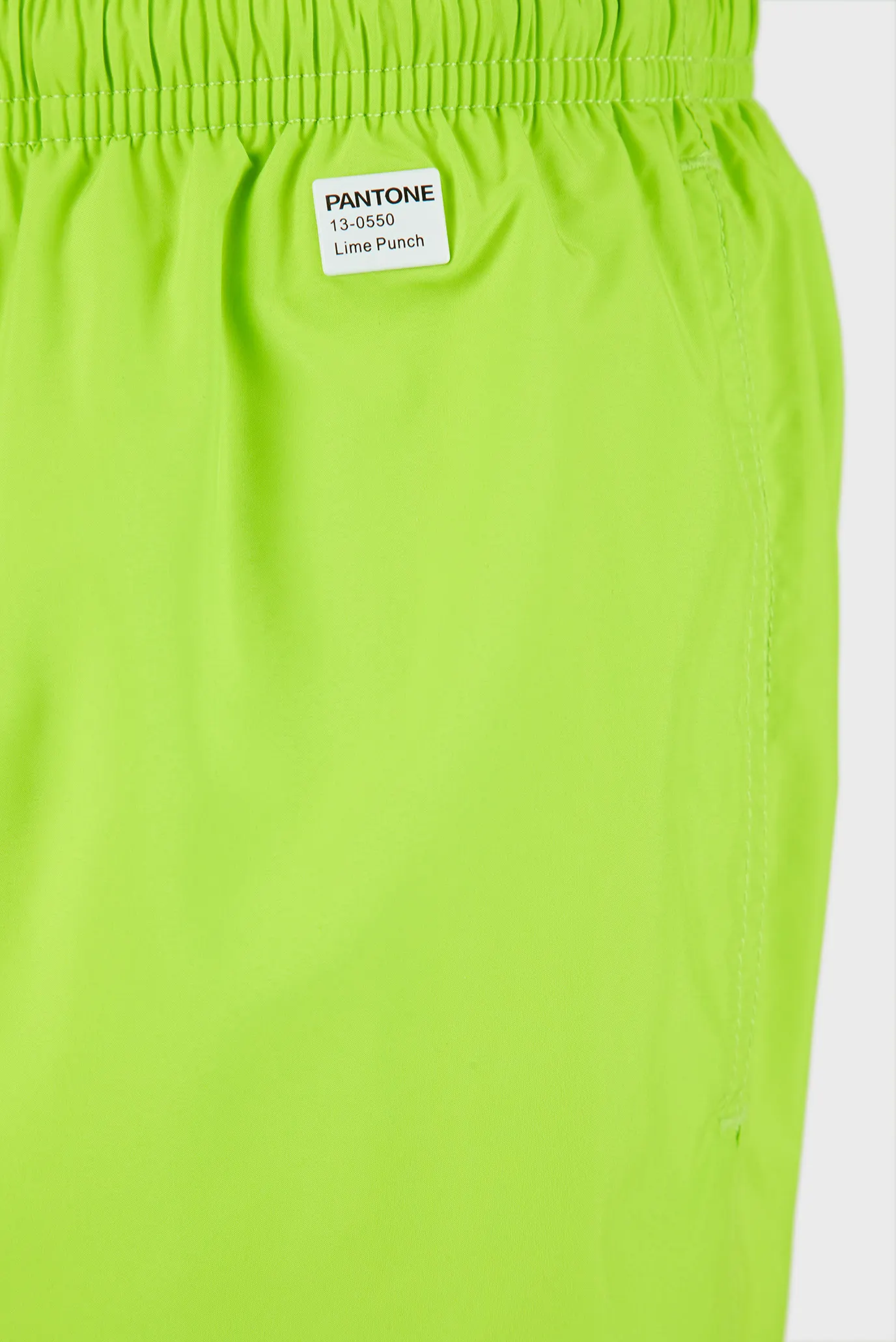 Чоловічі салатові плавальні шорти LIGHTING PANTONE 3