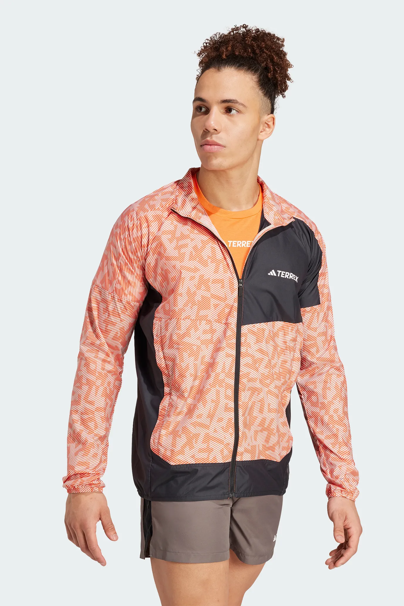 Чоловіча рожева вітровка Terrex Trail Running 4