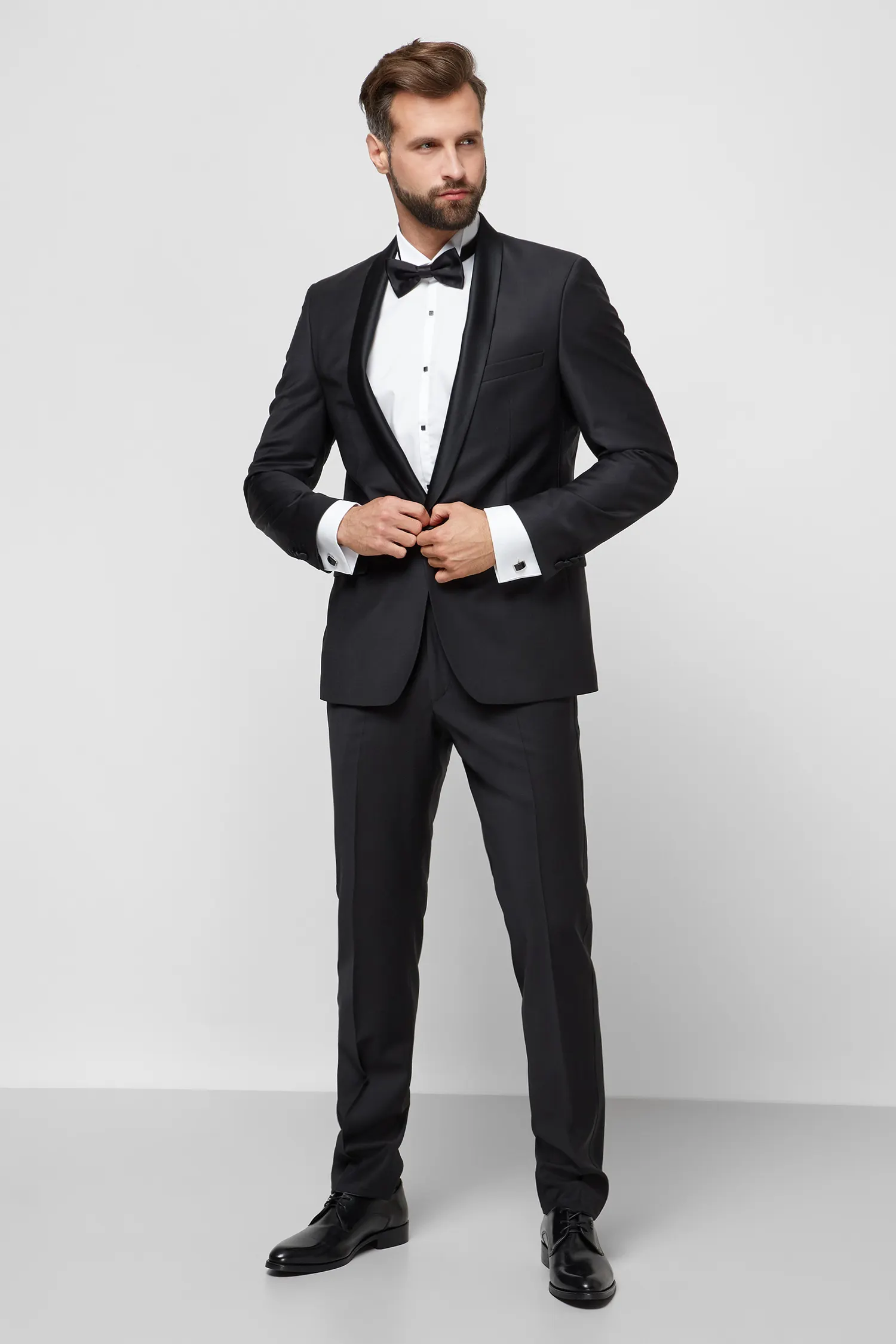 Мужская белая рубашка 2