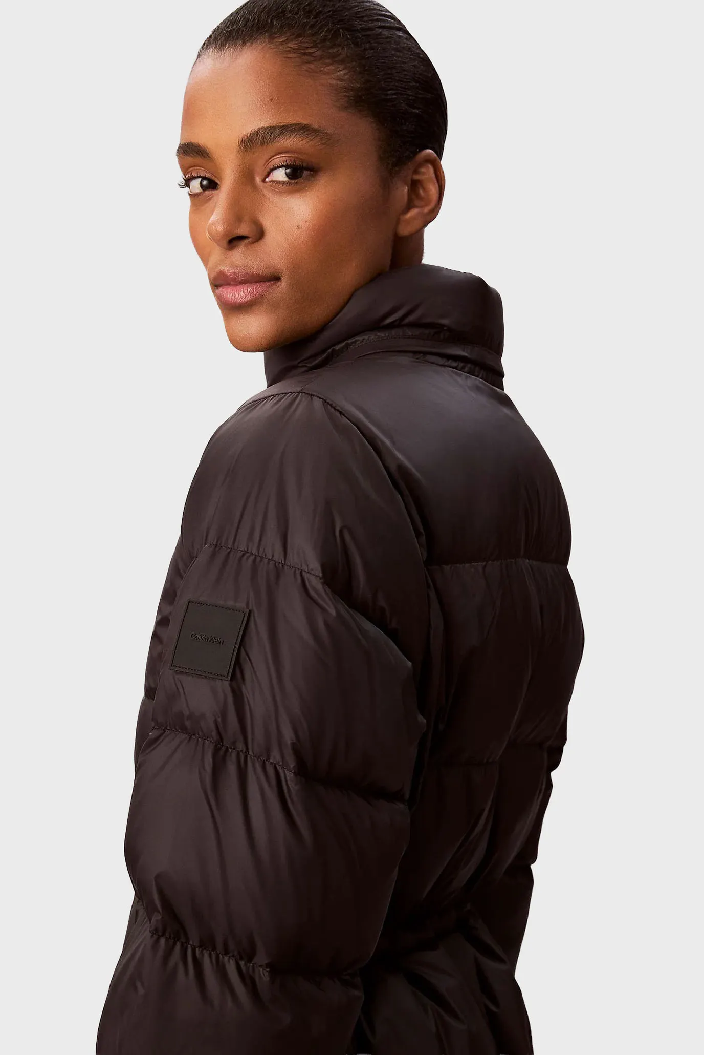 Жіночий чорний пуховик LONG DOWN 5