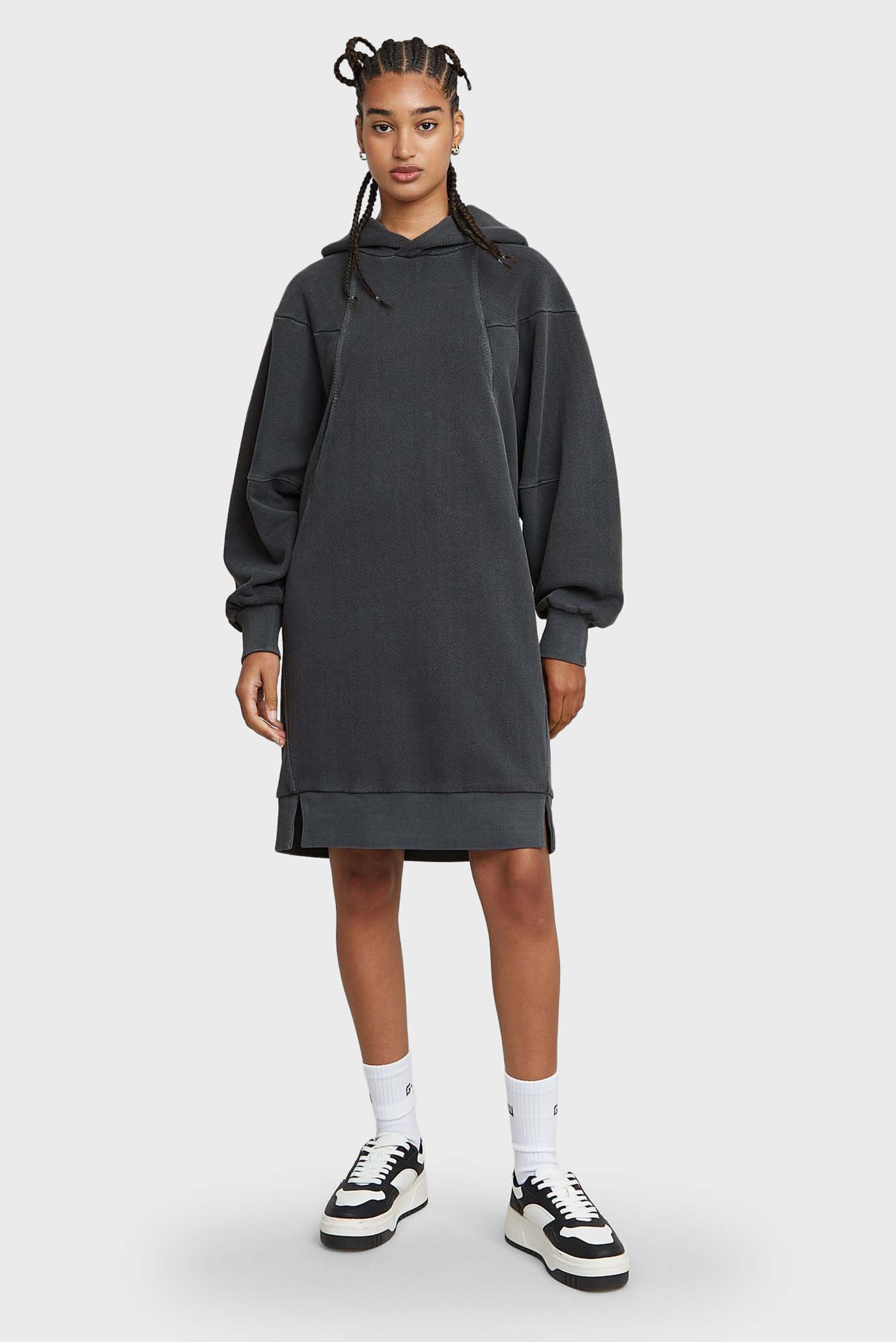 Женское темно-серое платье Overdyed Серый M G-Star RAW D26471,D688 Женское темно-серое платье Overdyed Серый M G-Star RAW D26471,D688