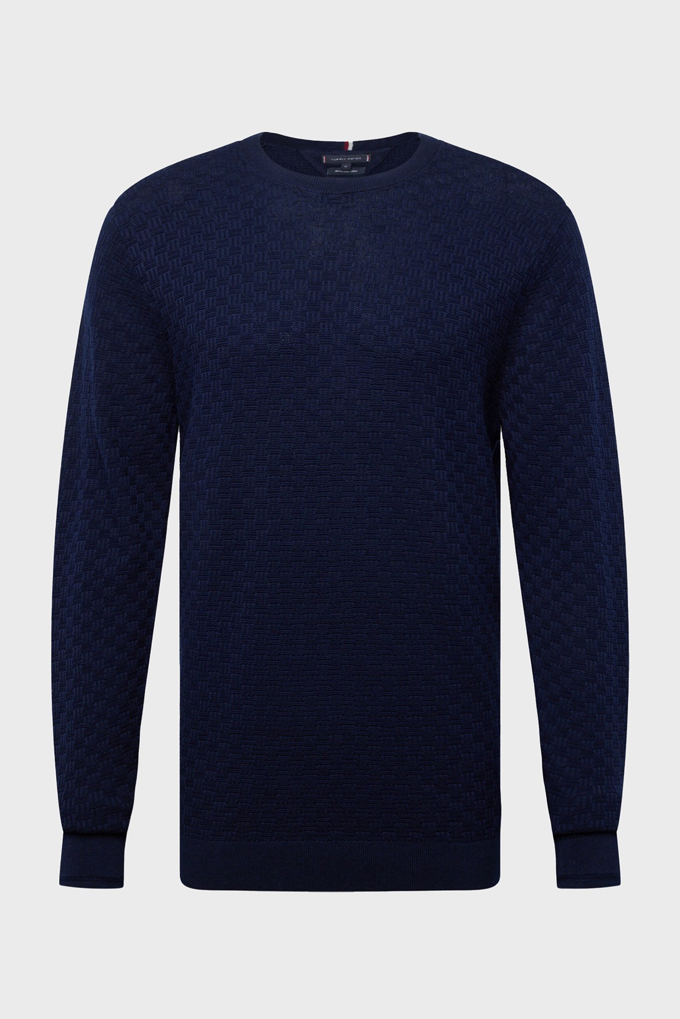 Мужской темно-синий джемпер DC BASKETWEAVE CREW NECK 1