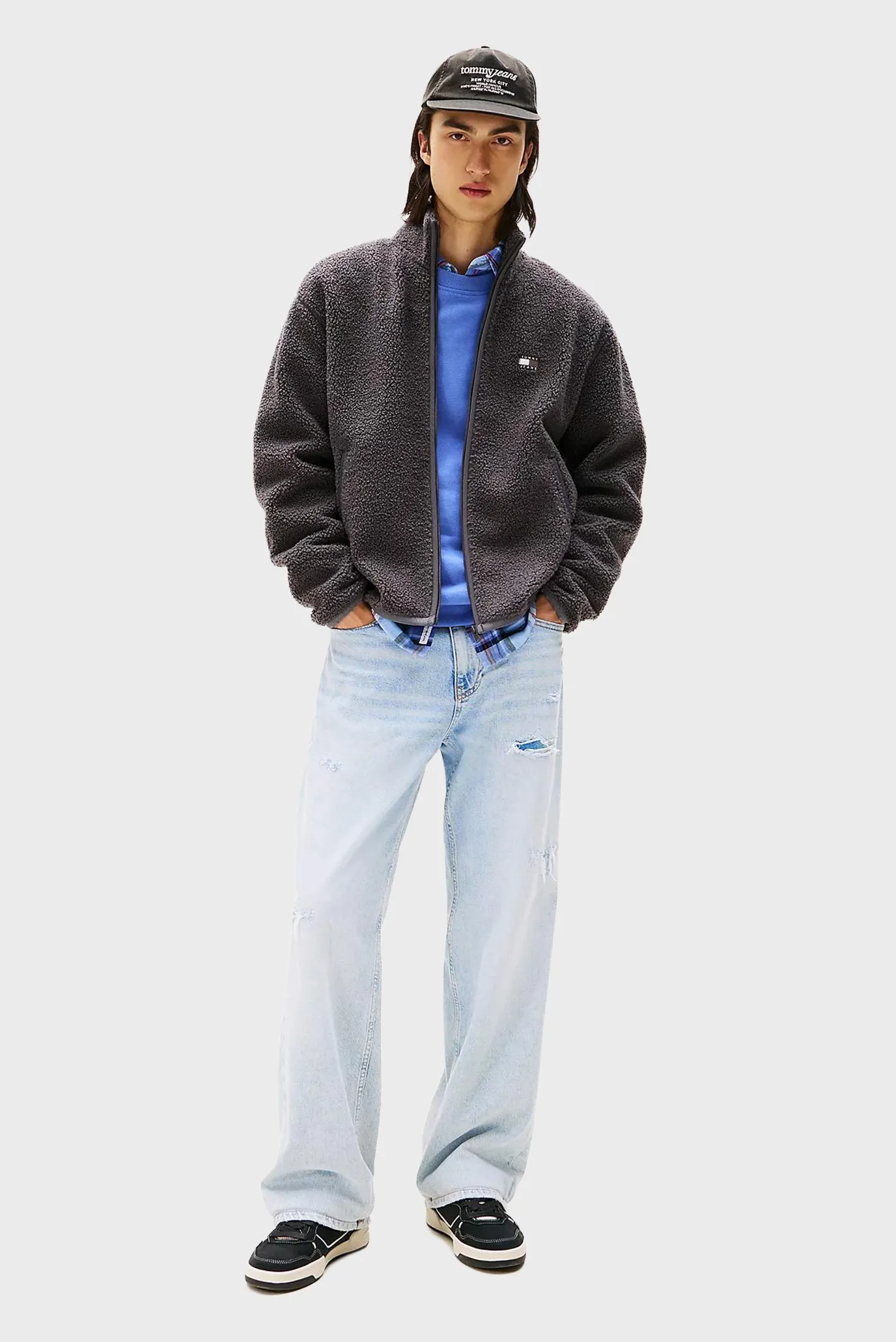 Мужская темно-серая спортивная кофта BADGE 2