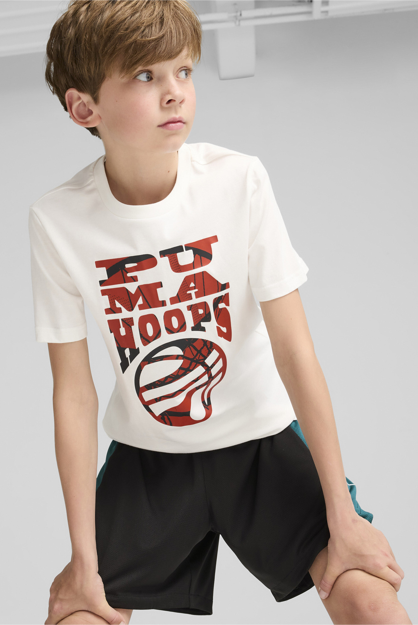 Детская белая футболка BASKETBALL BLUEPRINT Youth Tee 1