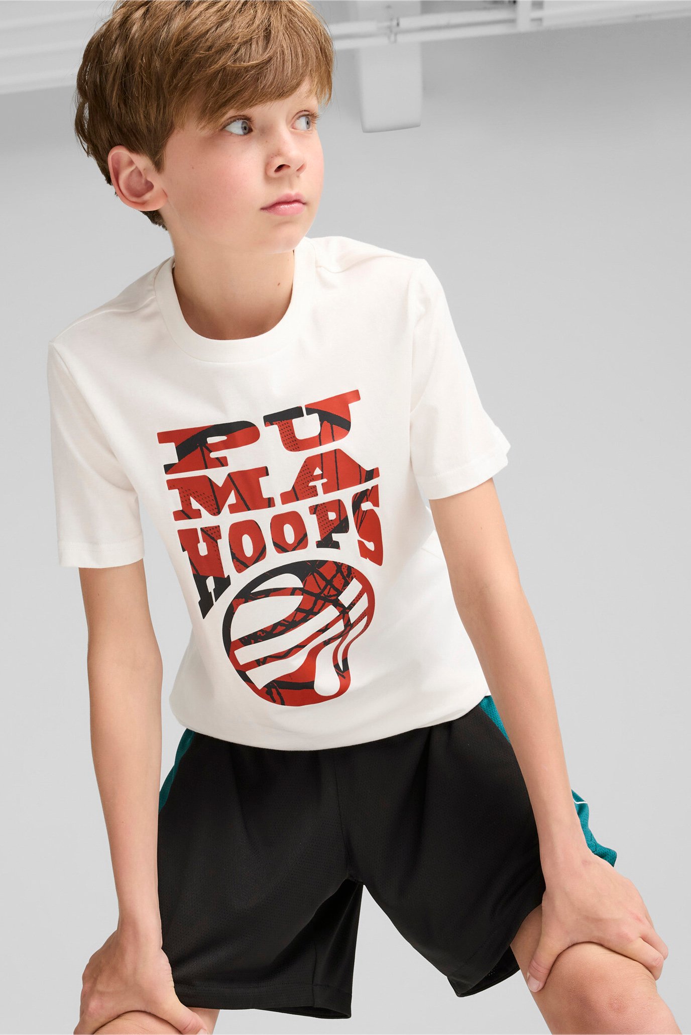 Дитяча біла футболка BASKETBALL BLUEPRINT Youth Tee 1