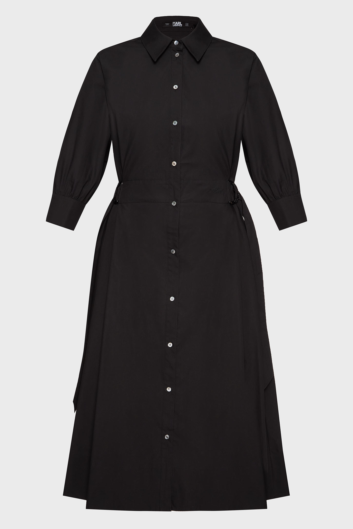 Жіноча чорна сукня SHIRT DRESS 1