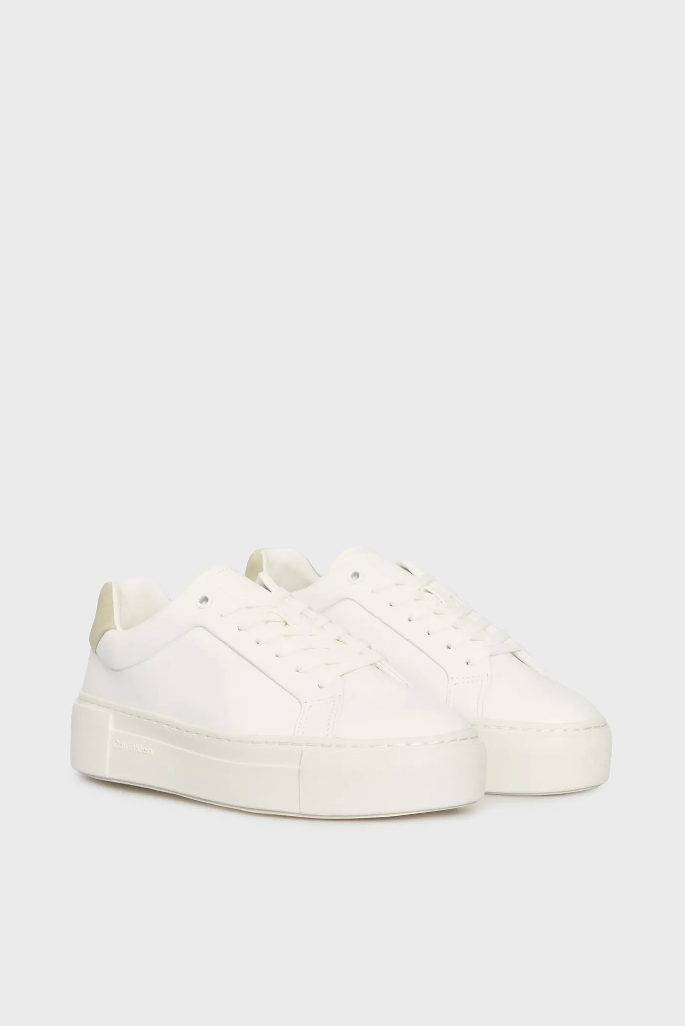Жіночі білі шкіряні снікерси FF CUPSOLE 3