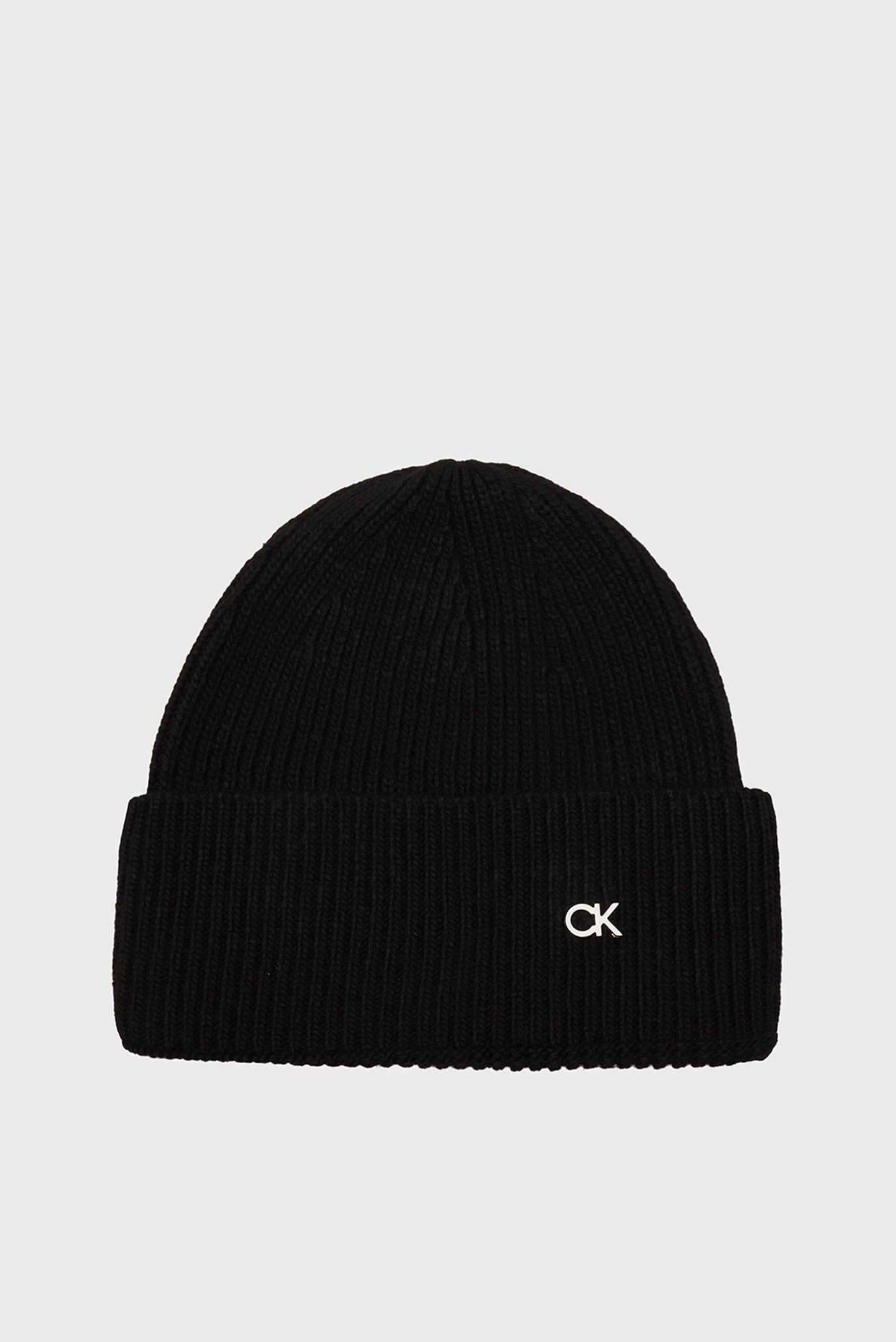 Женская черная шапка RE-LOCK BEANIE 1