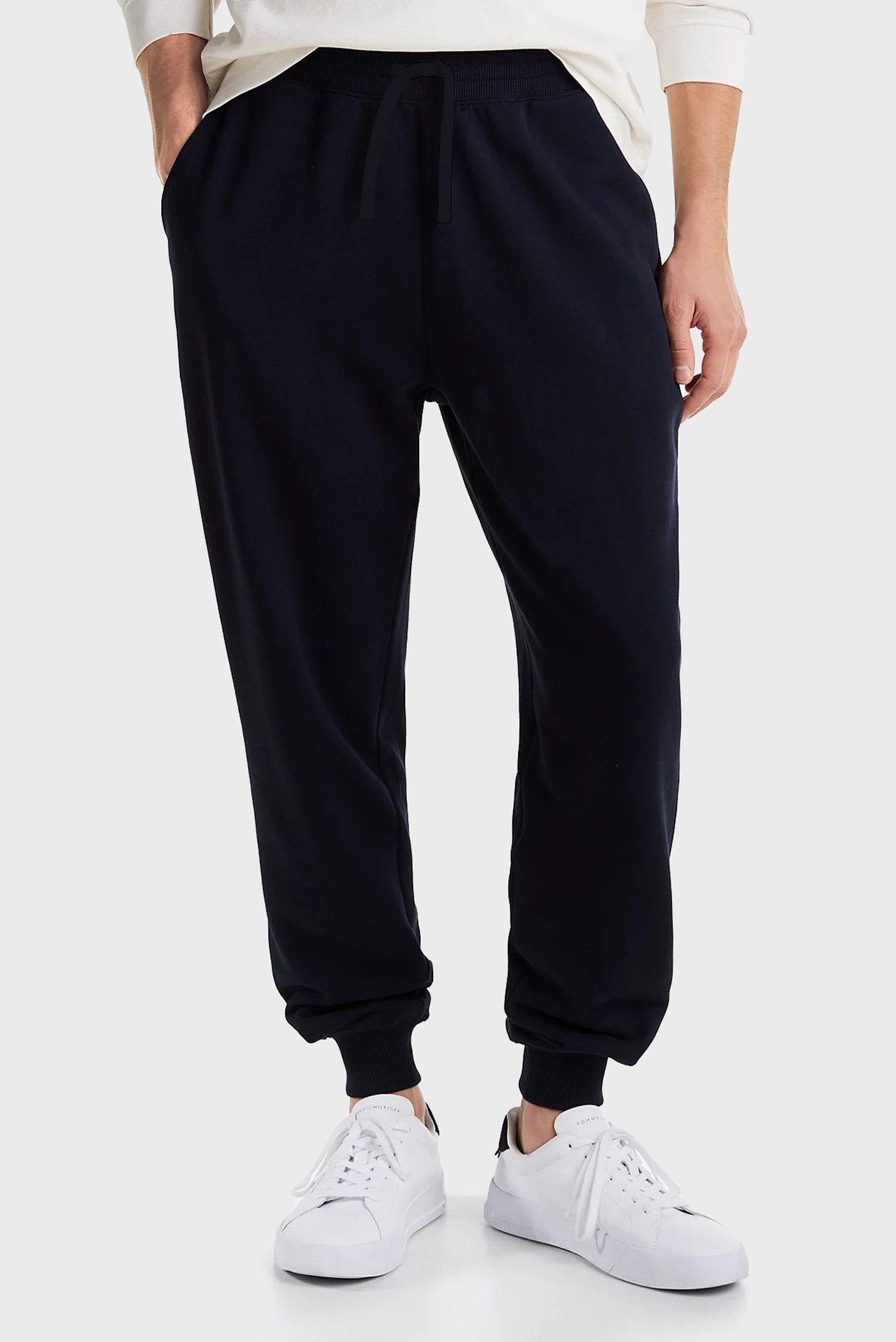 Мужские темно-синие спортивные брюки ESSENTIAL TERRY SWEATPANT 1