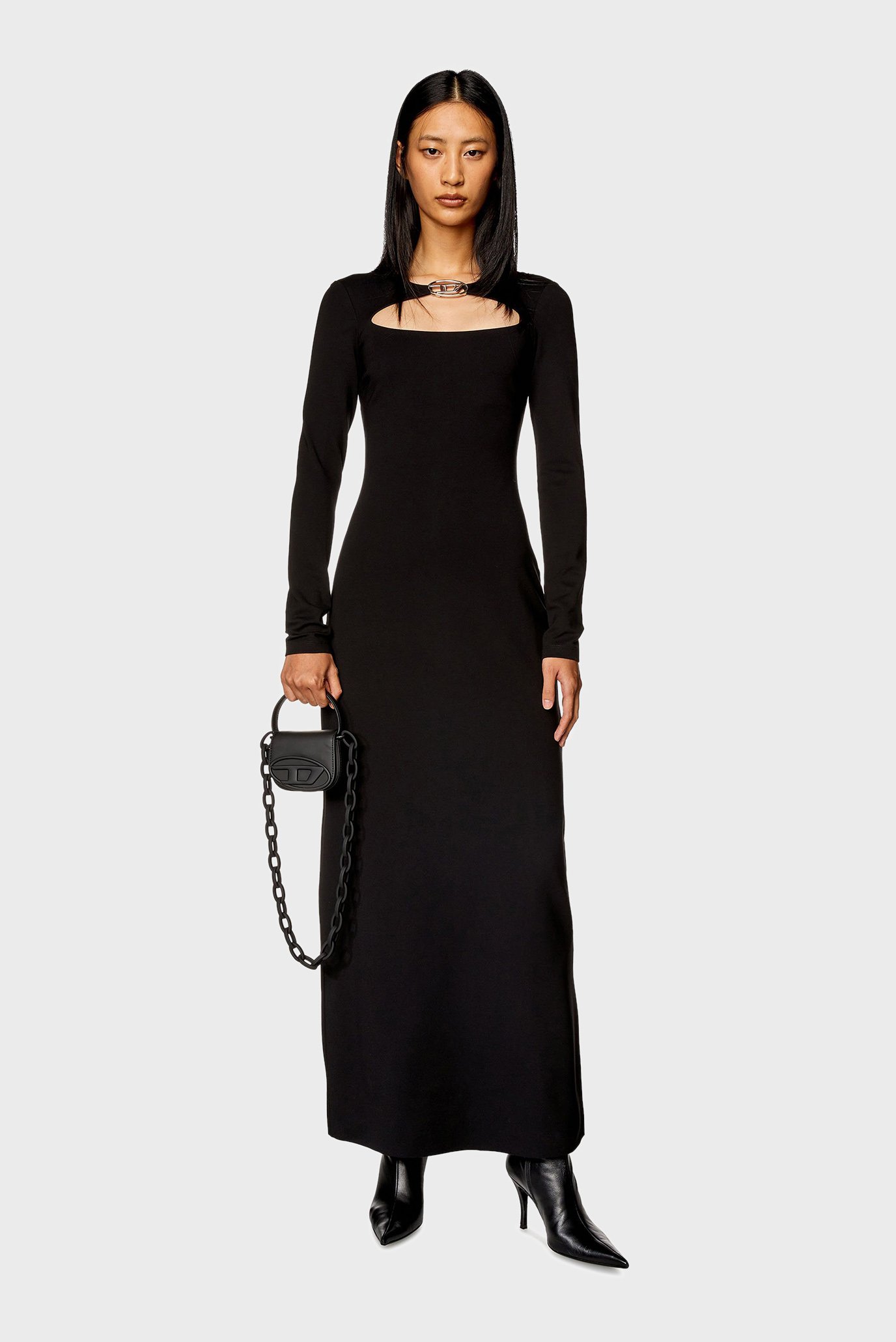 Женское черное платье D-AMS ABITO 1