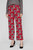 Жіночі червоні брюки з візерунком