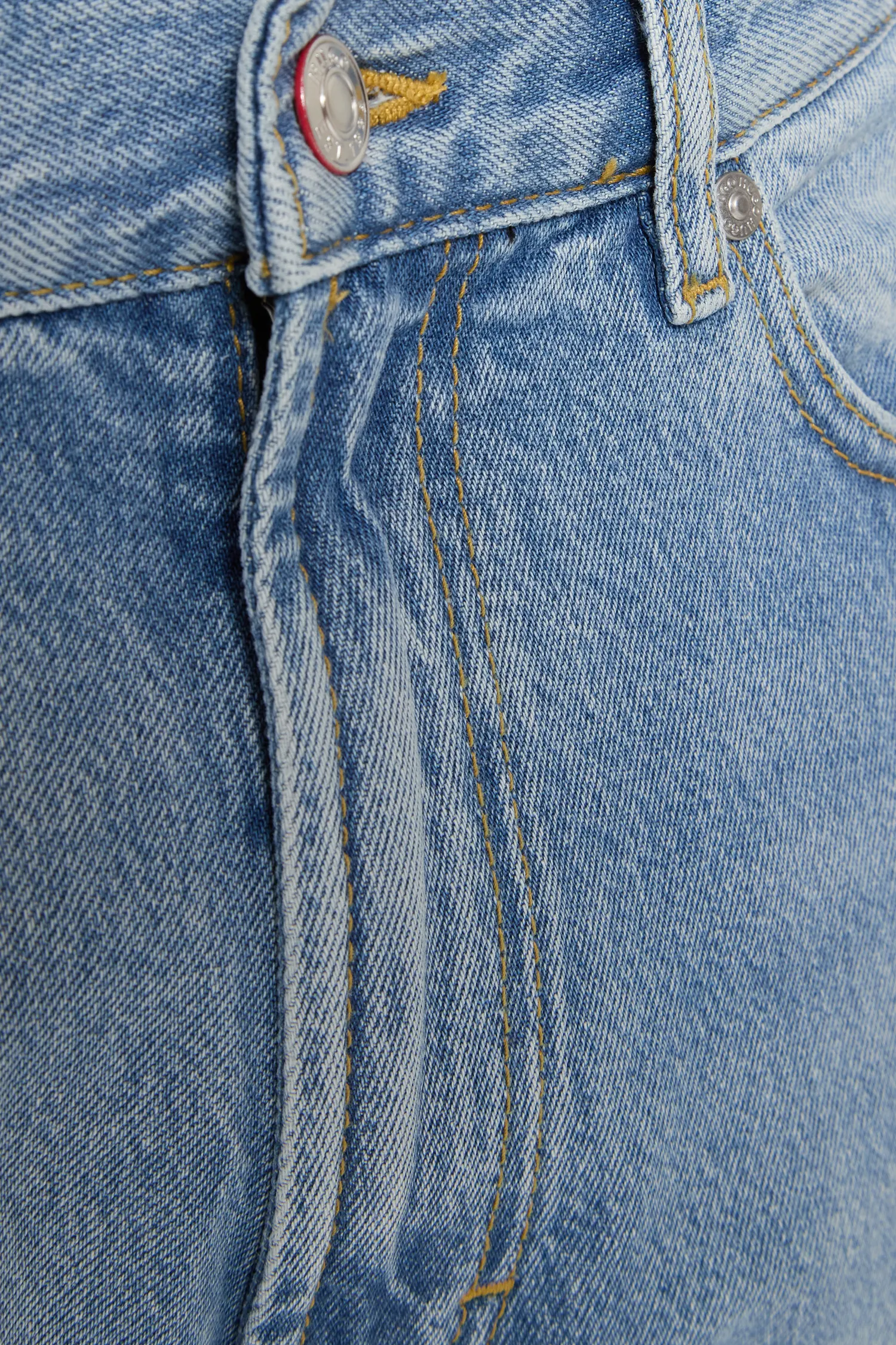 Мужские голубые джинсы 4