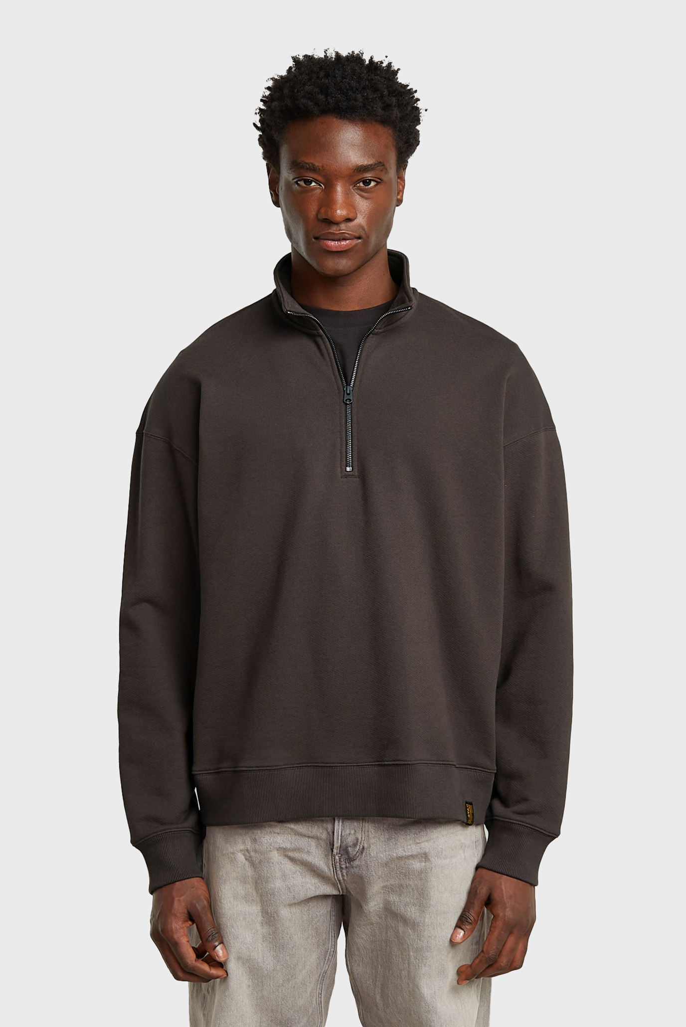Мужская темно-коричневая спортивная кофта Essential loose Коричневый M G-Star RAW D27085,D395 Мужская темно-коричневая спортивная кофта Essential loose Коричневый M G-Star RAW D27085,D395