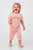 Дитяча рожева піжама (футболка, брюки)