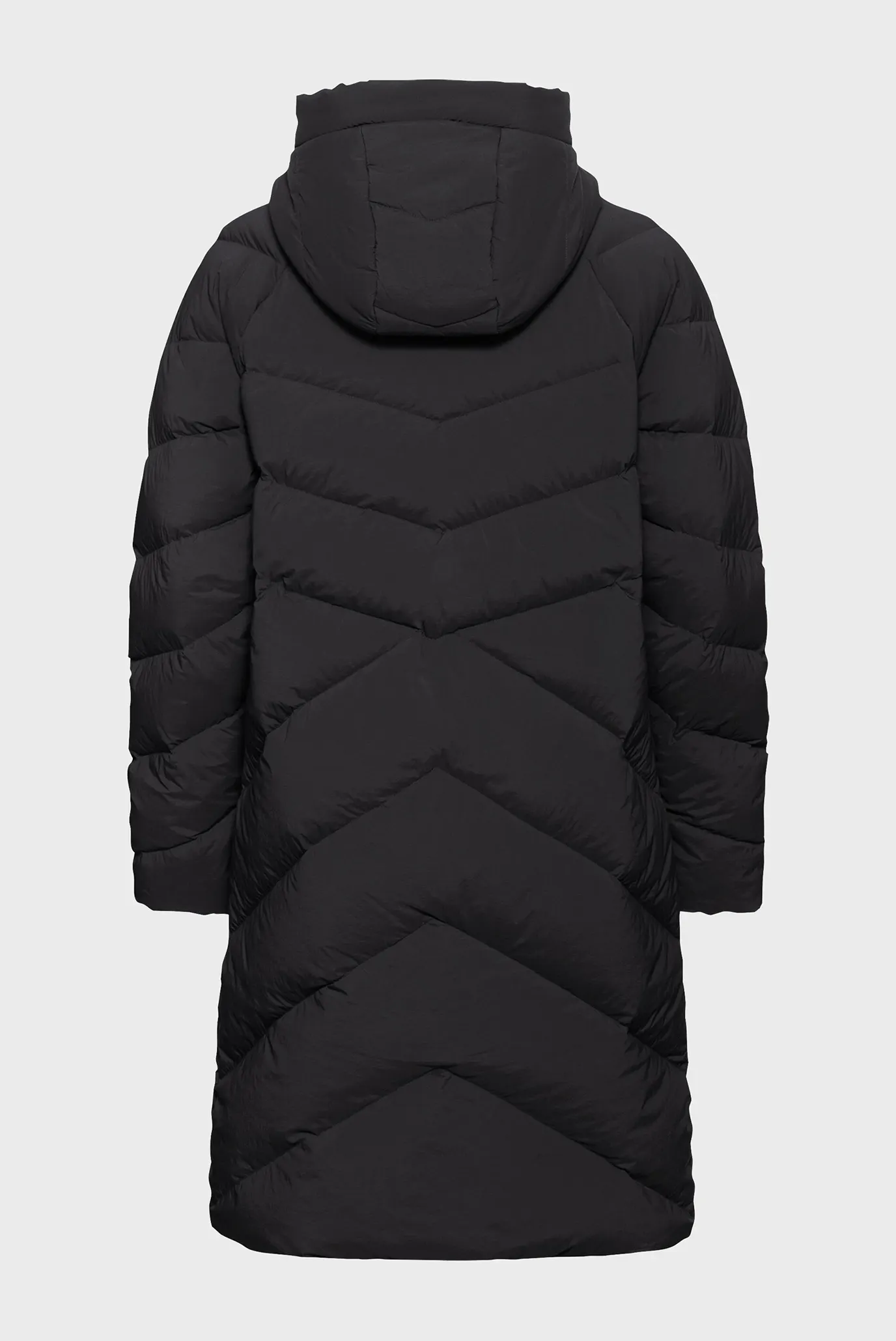 Женский черный пуховик 8
