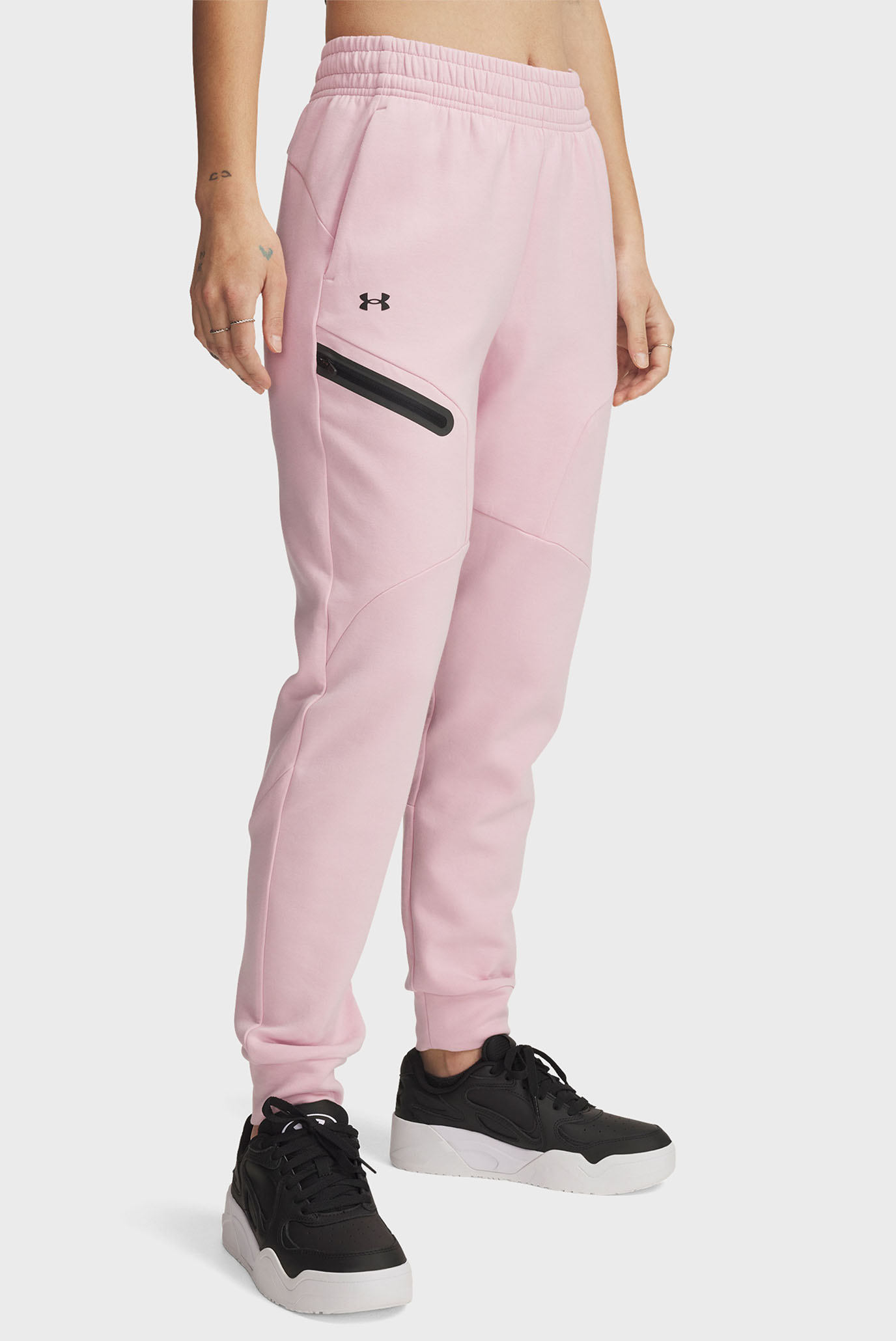 Женские розовые спортивные брюки Unstoppable Flc Jogger Розовый L Under Armour 1379846-647 Женские розовые спортивные брюки Unstoppable Flc Jogger Розовый L Under Armour 1379846-647