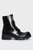 Жіночі чорні шкіряні черевики HAMMER / D-HAMMER