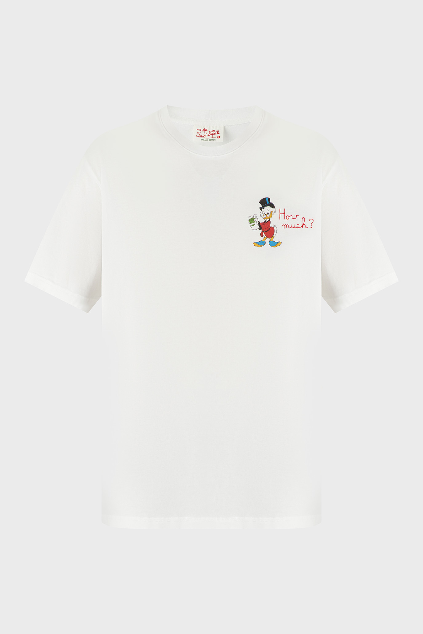 Мужская белая футболка TSHIRT MAN Saint Barth х Disney 1