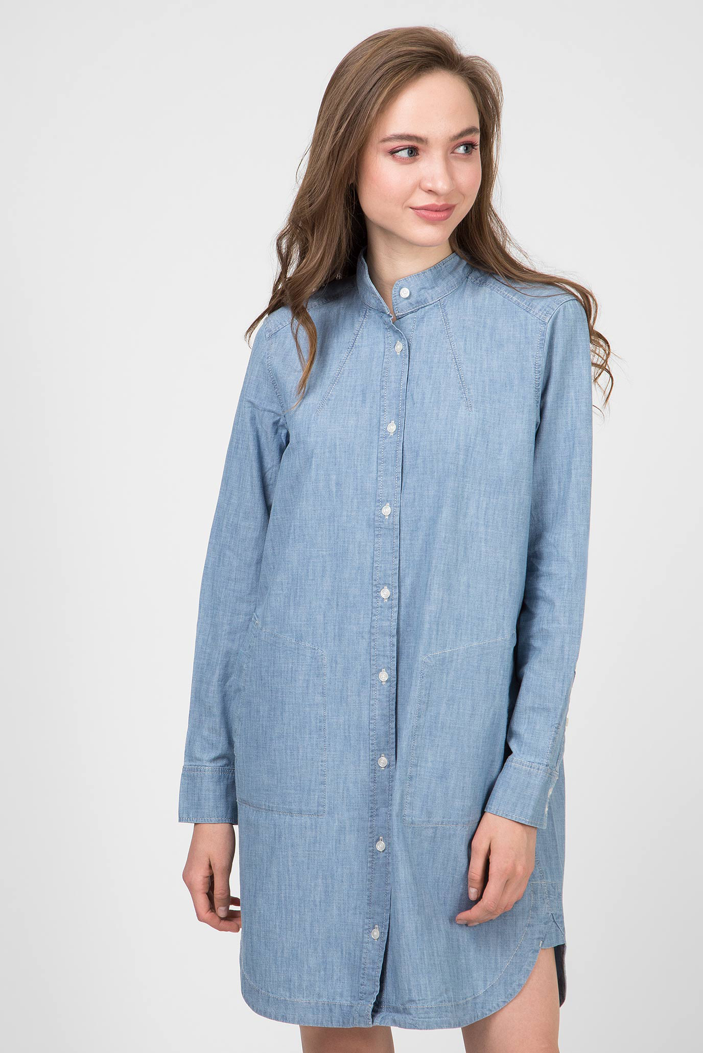 Женское голубое джинсовое платье Milary shirt 1