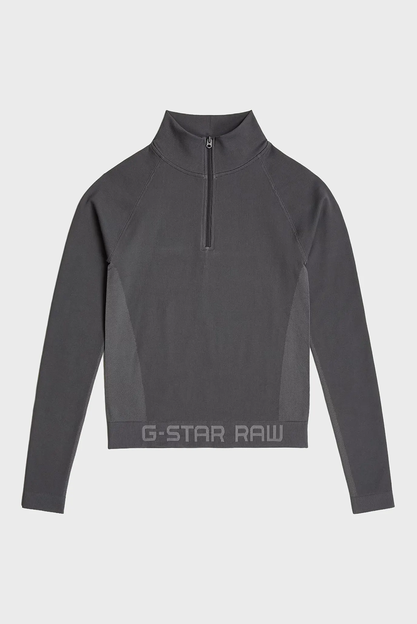 Жіночий сірий лонгслів Seamless 6