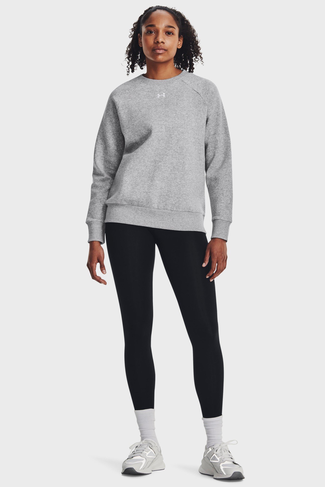 UA Rival Fleece Crew Under Armour 1379508 012 MD Fashion