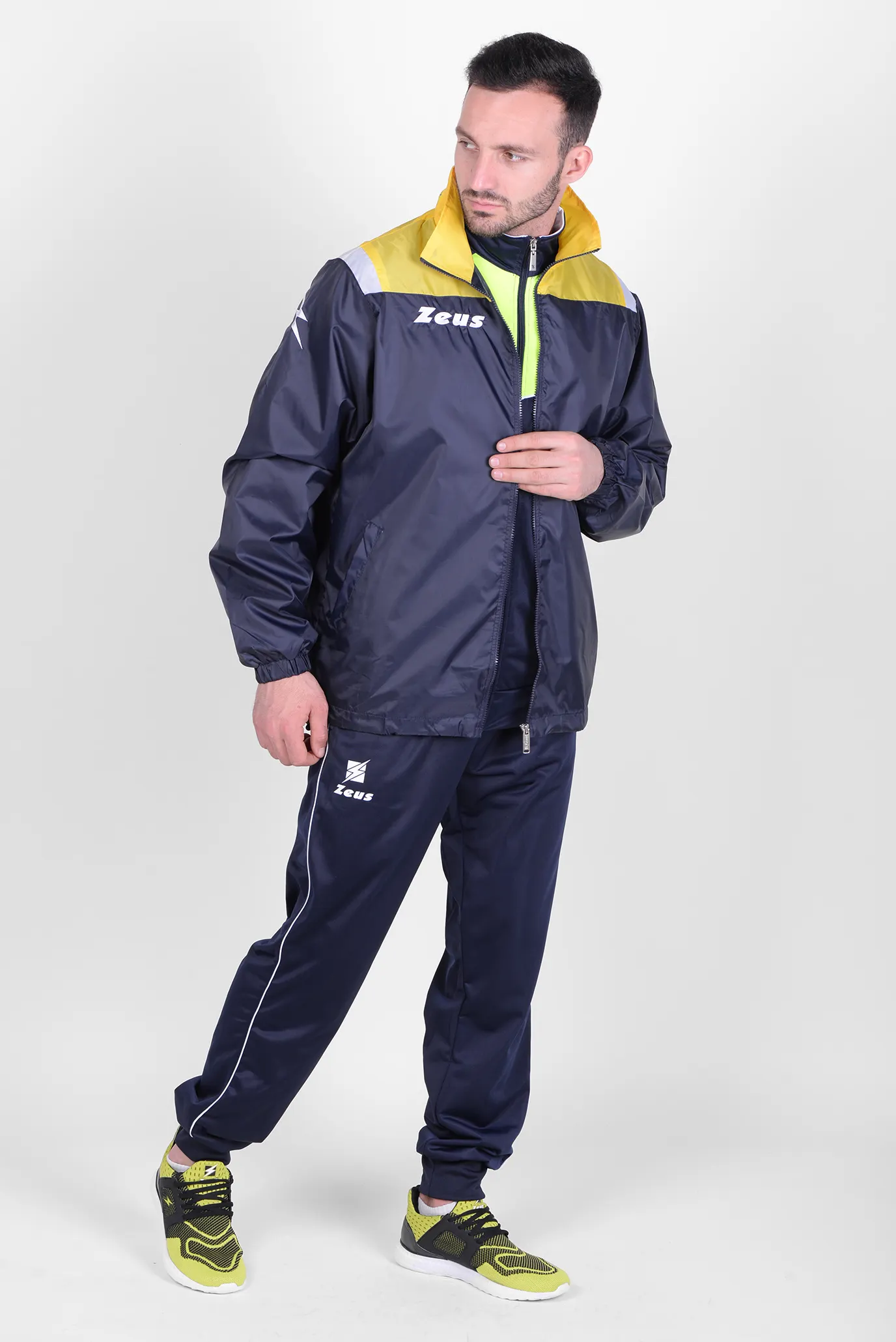 Мужская синяя ветровка Zeus K-WAY VESUVIO BL/GI 2