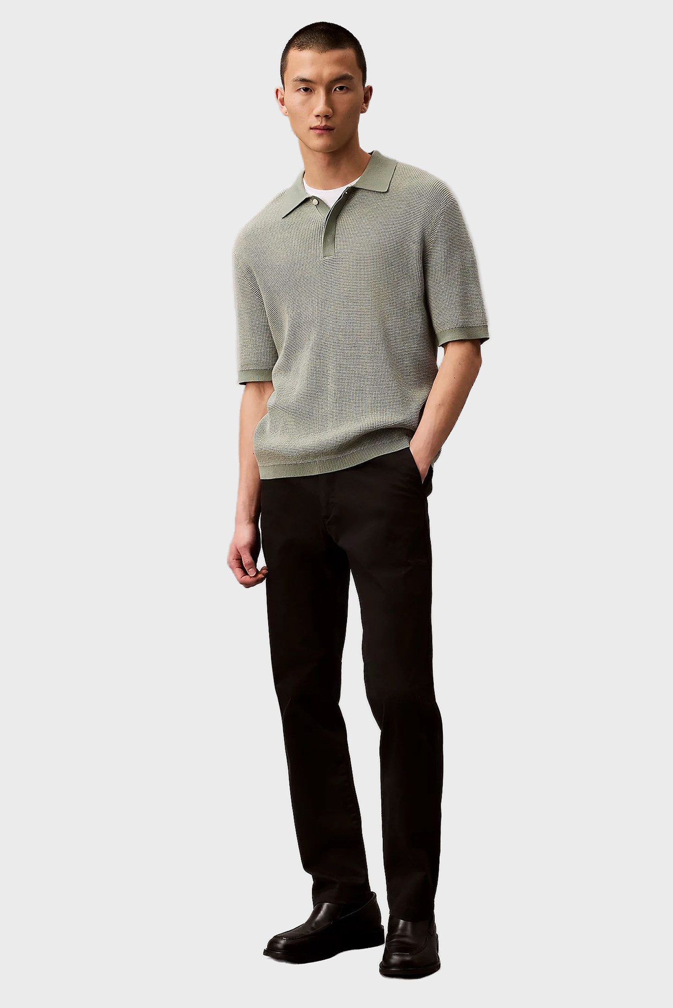 Мужские черные чиносы SLIM Черный 31-32 Calvin Klein LV040EM633