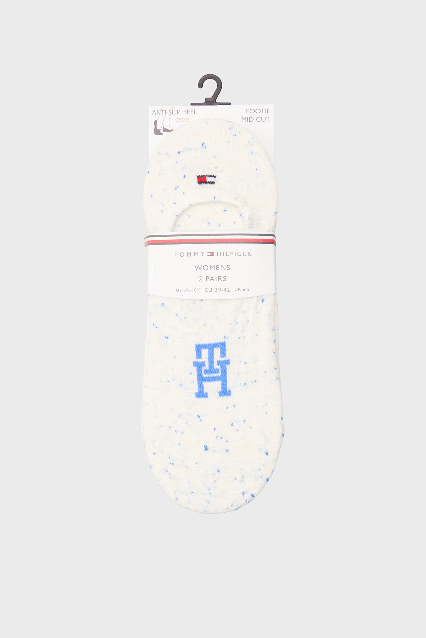 Женские белые следы (2 пары) MID CUT Белый 35-38 Tommy Hilfiger 701232982 Женские белые следы (2 пары) MID CUT Белый 35-38 Tommy Hilfiger 701232982