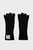 Женские черные перчатки TILDE GLOVES