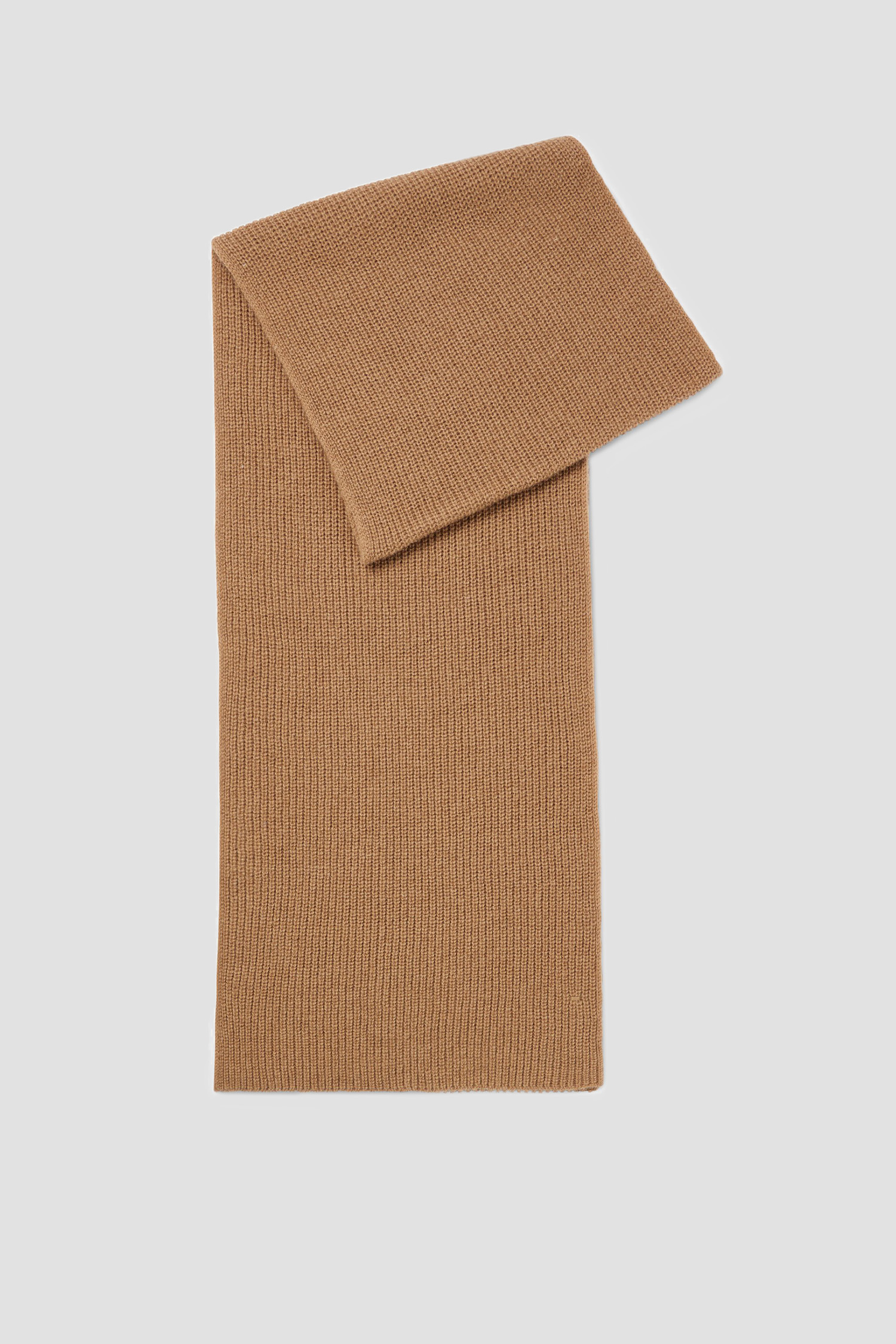 Мужской коричневый шерстяной шарф 1