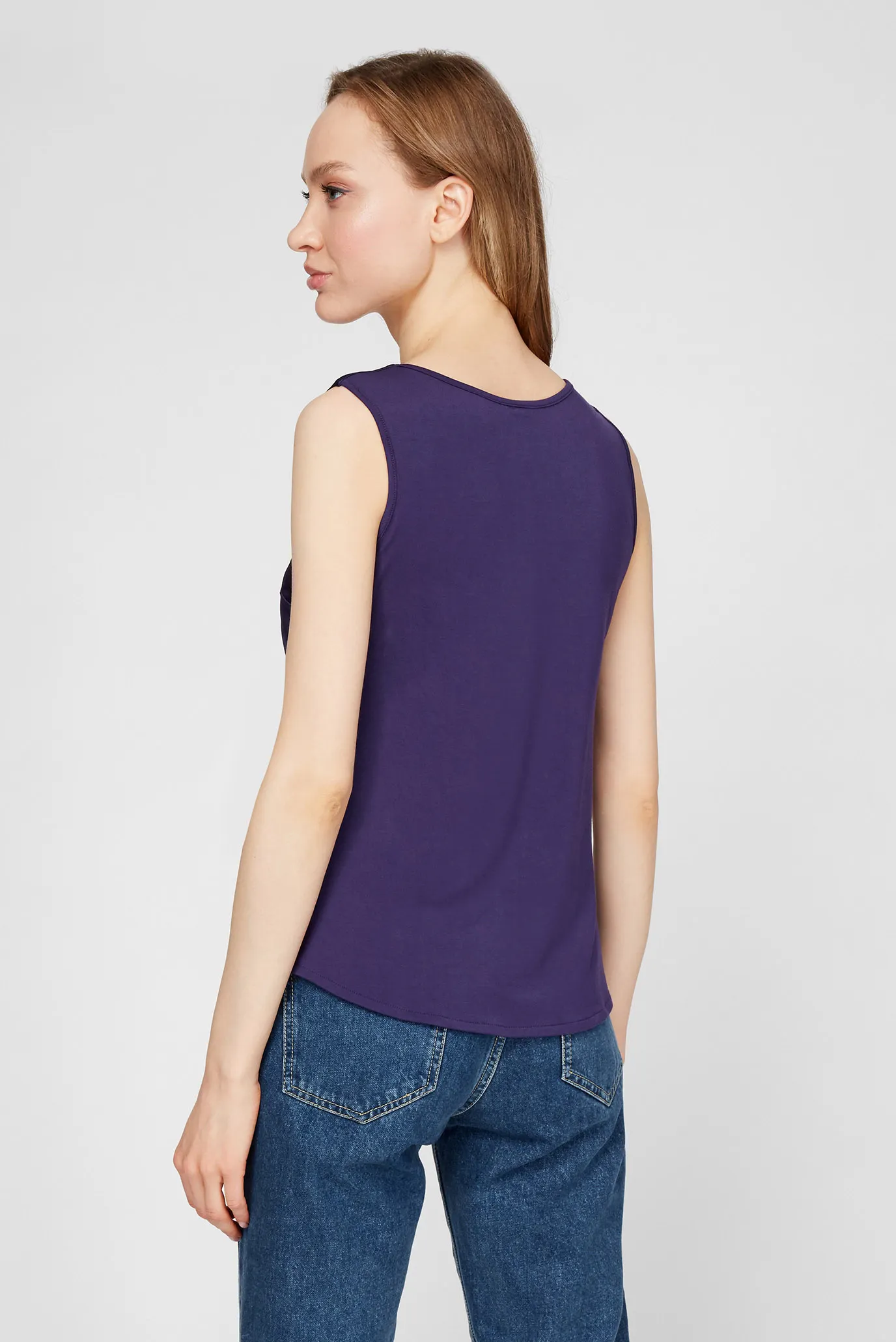 Жіночий фіолетовий топ 3