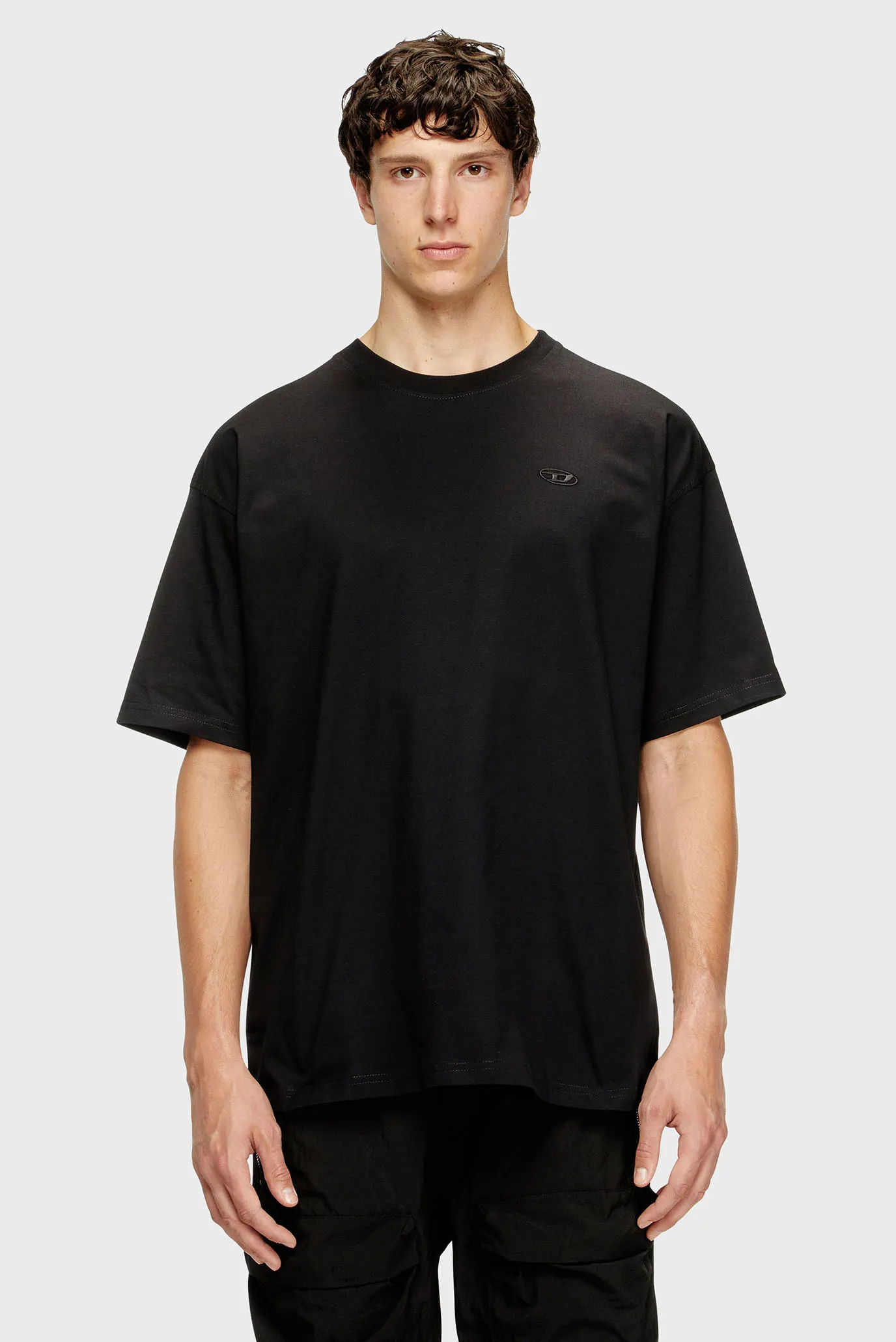 Чоловіча чорна футболка T-BOXT-T24 2