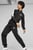 Мужской черный спортивный костюм (кофта, брюки) Men’s Baseball Tricot Suit
