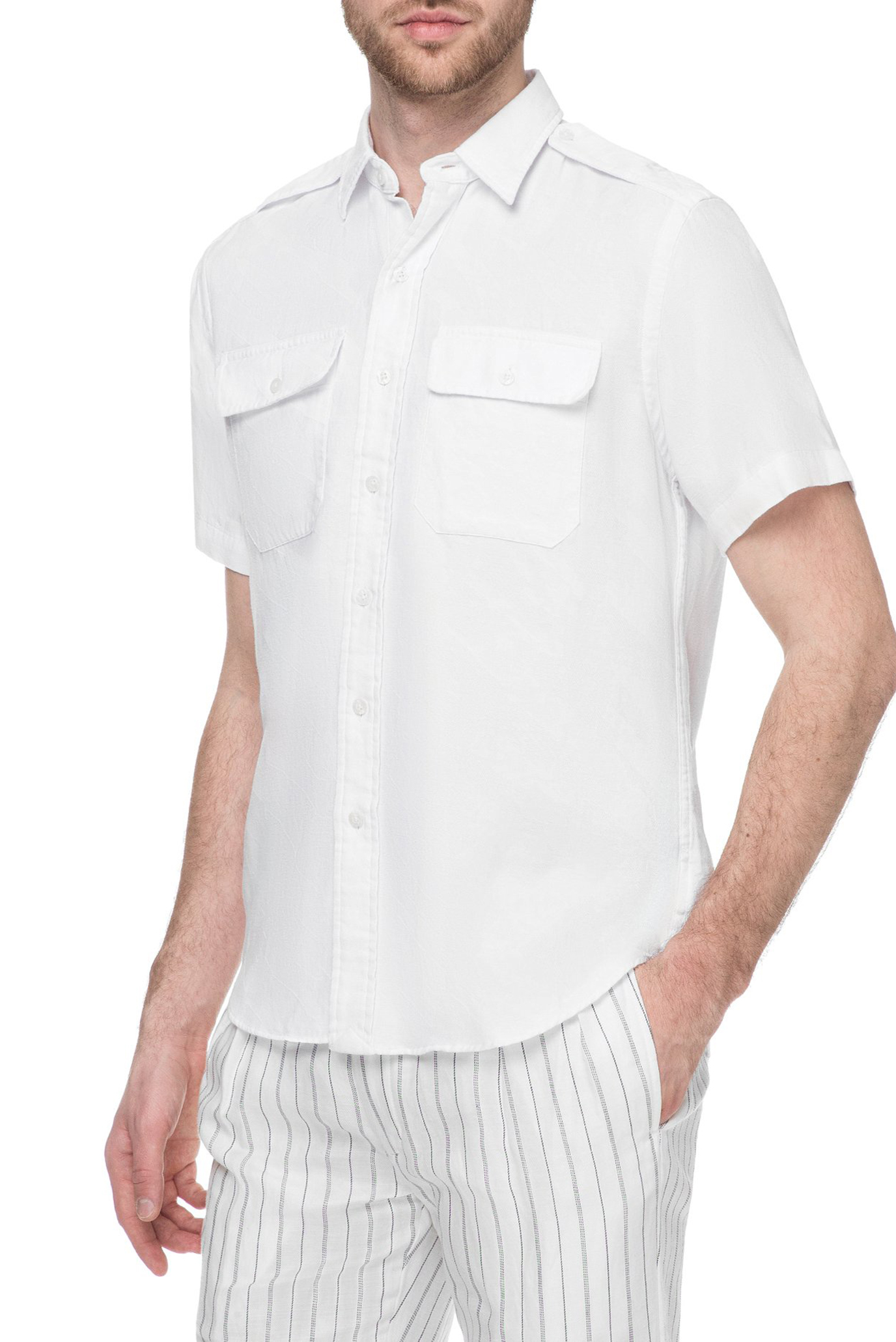 Чоловіча біла сорочка 1