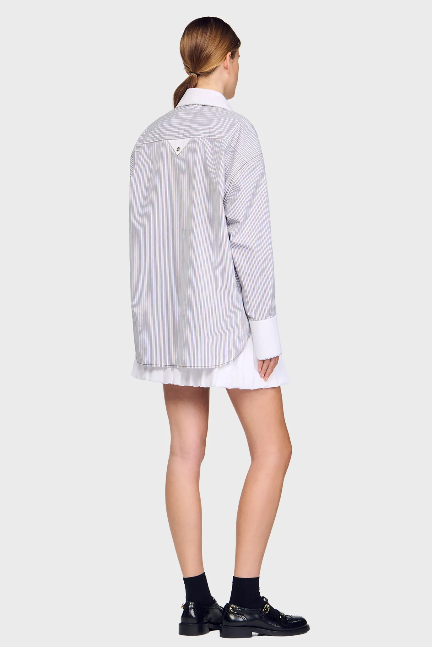 Жіноча сорочка у смужку 3