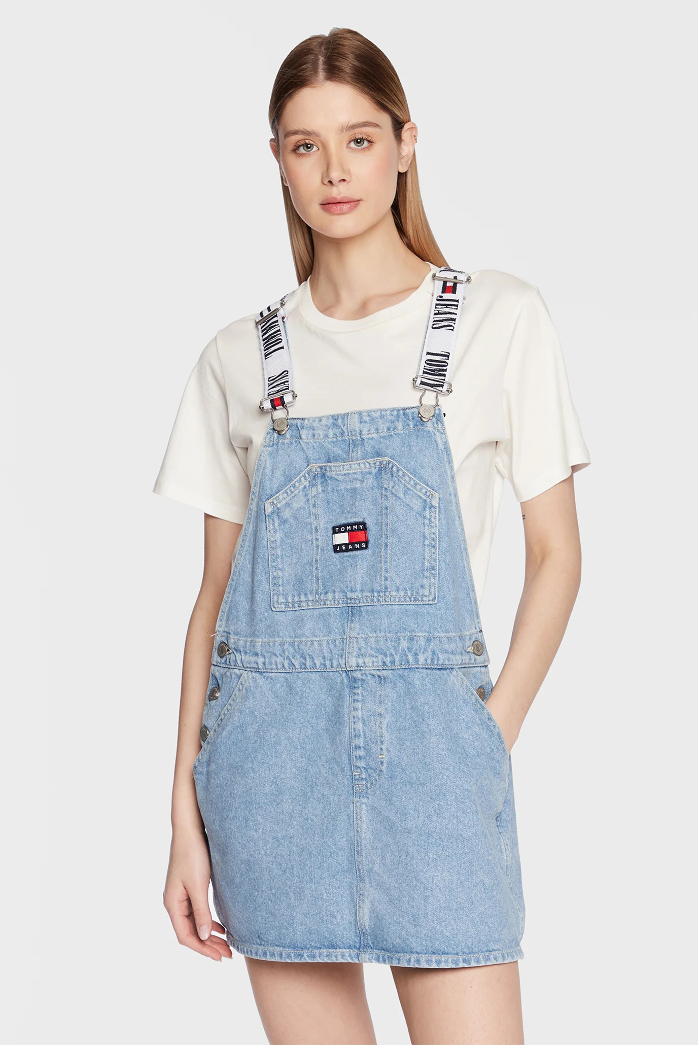 Tommy sales dungaree dress