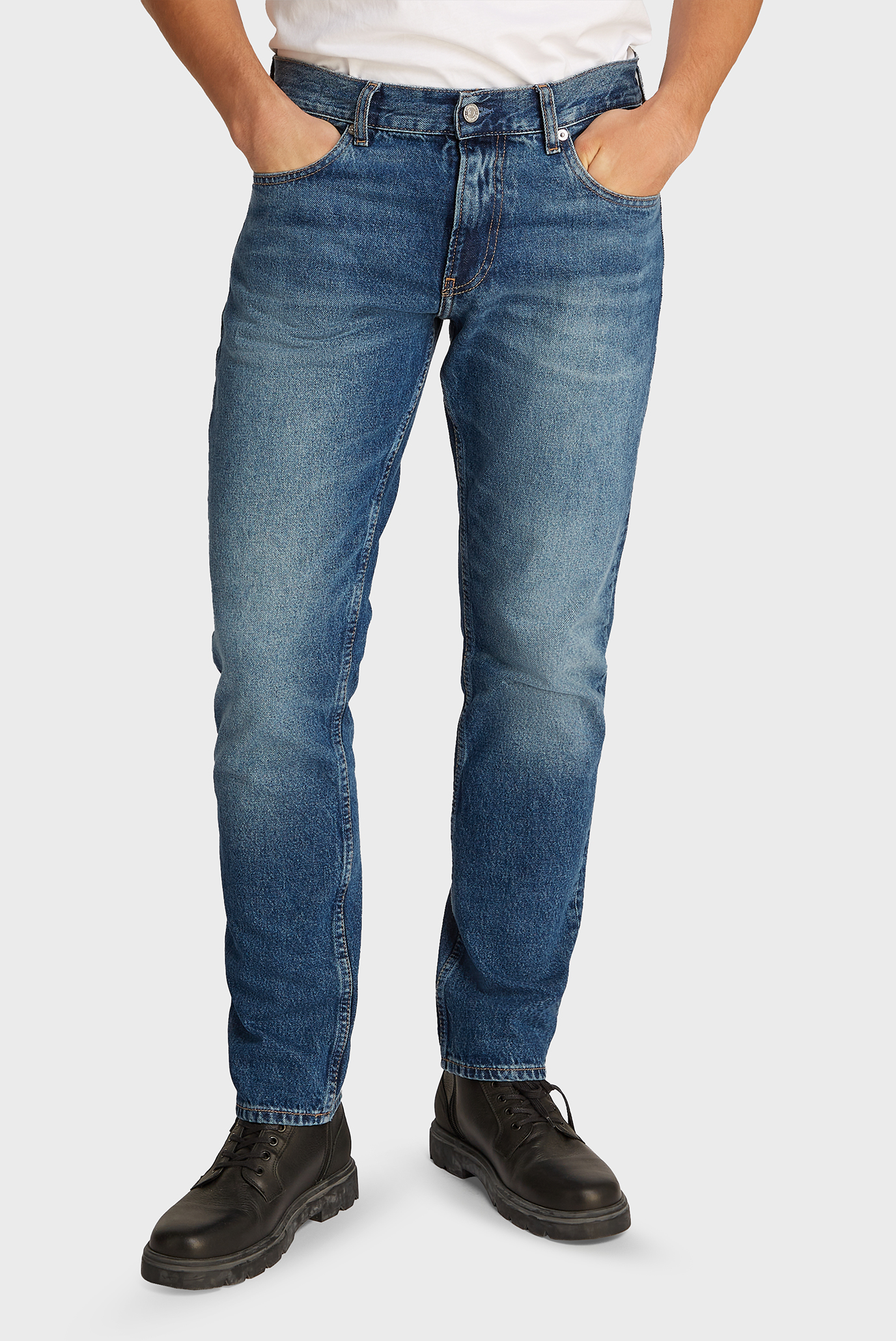 Мужские синие джинсы SLIM STRAIGHT Синий 30-32 Calvin Klein Jeans J30J325999 Мужские синие джинсы SLIM STRAIGHT Синий 30-32 Calvin Klein Jeans J30J325999