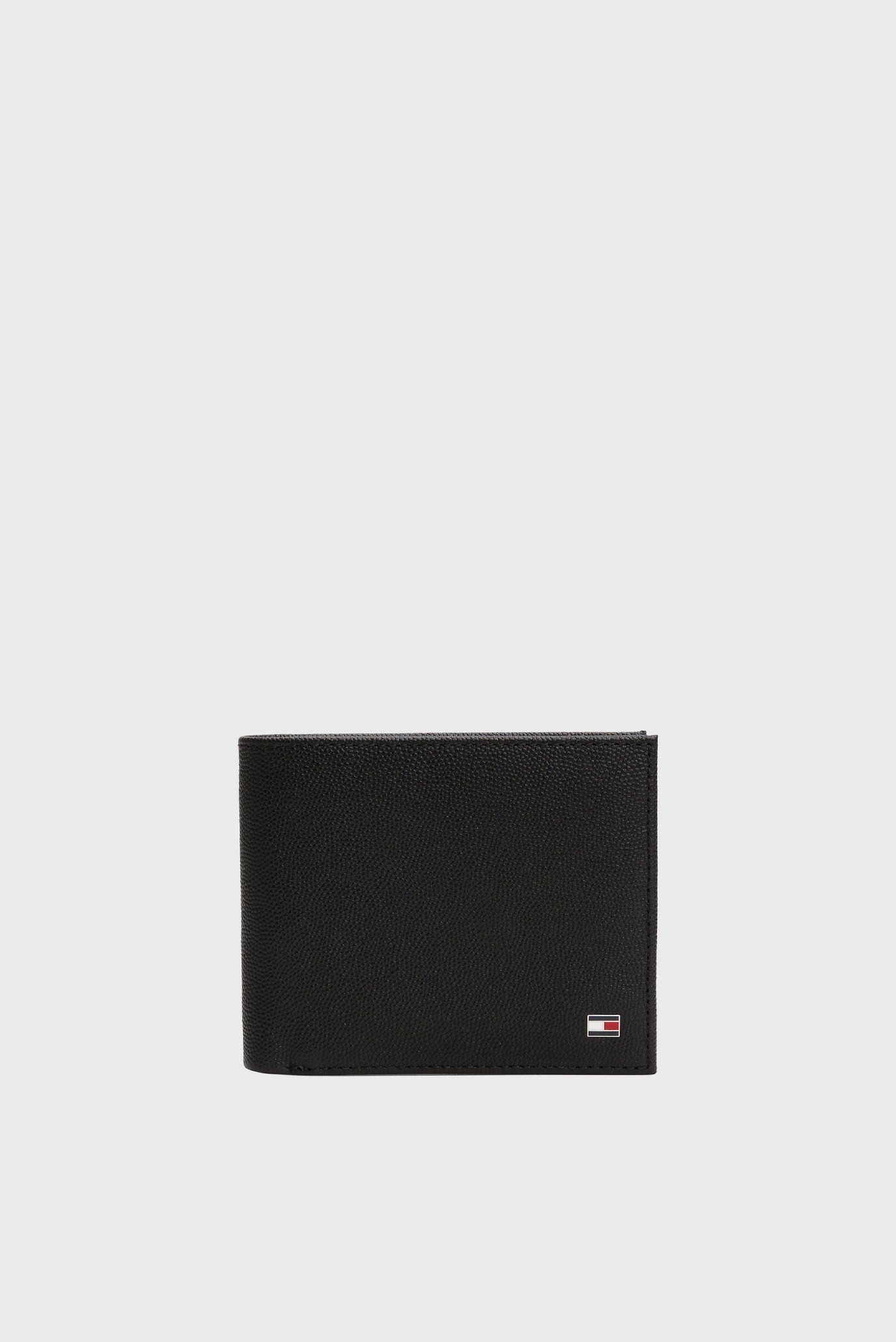 Мужской черный кожаный кошелек FLAG CC AND COIN Черный ONESIZE Tommy Hilfiger AM0AM13519 Мужской черный кожаный кошелек FLAG CC AND COIN Черный ONESIZE Tommy Hilfiger AM0AM13519