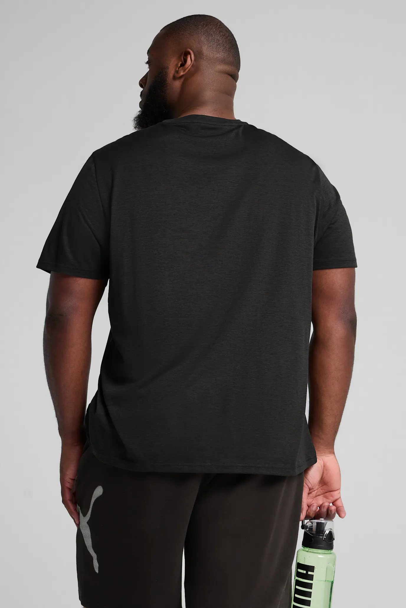 Чорна футболка TAD ESSENTIALS Heather Cat Tee Men 3