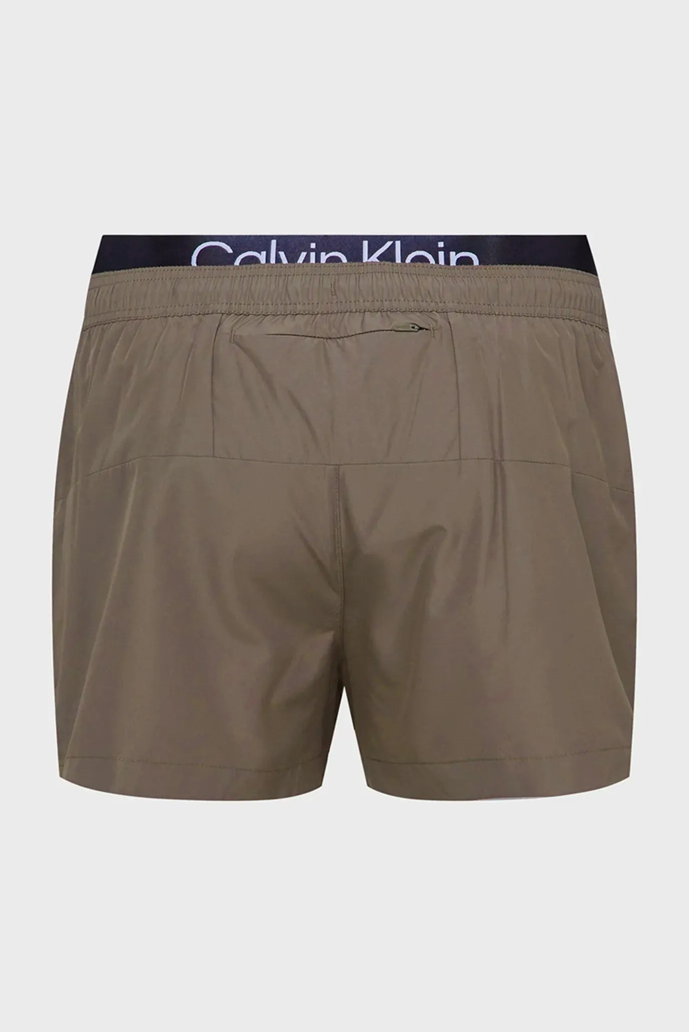 Чоловічі оливкові плавальні шорти MEDIUM DRAWSTRING 6