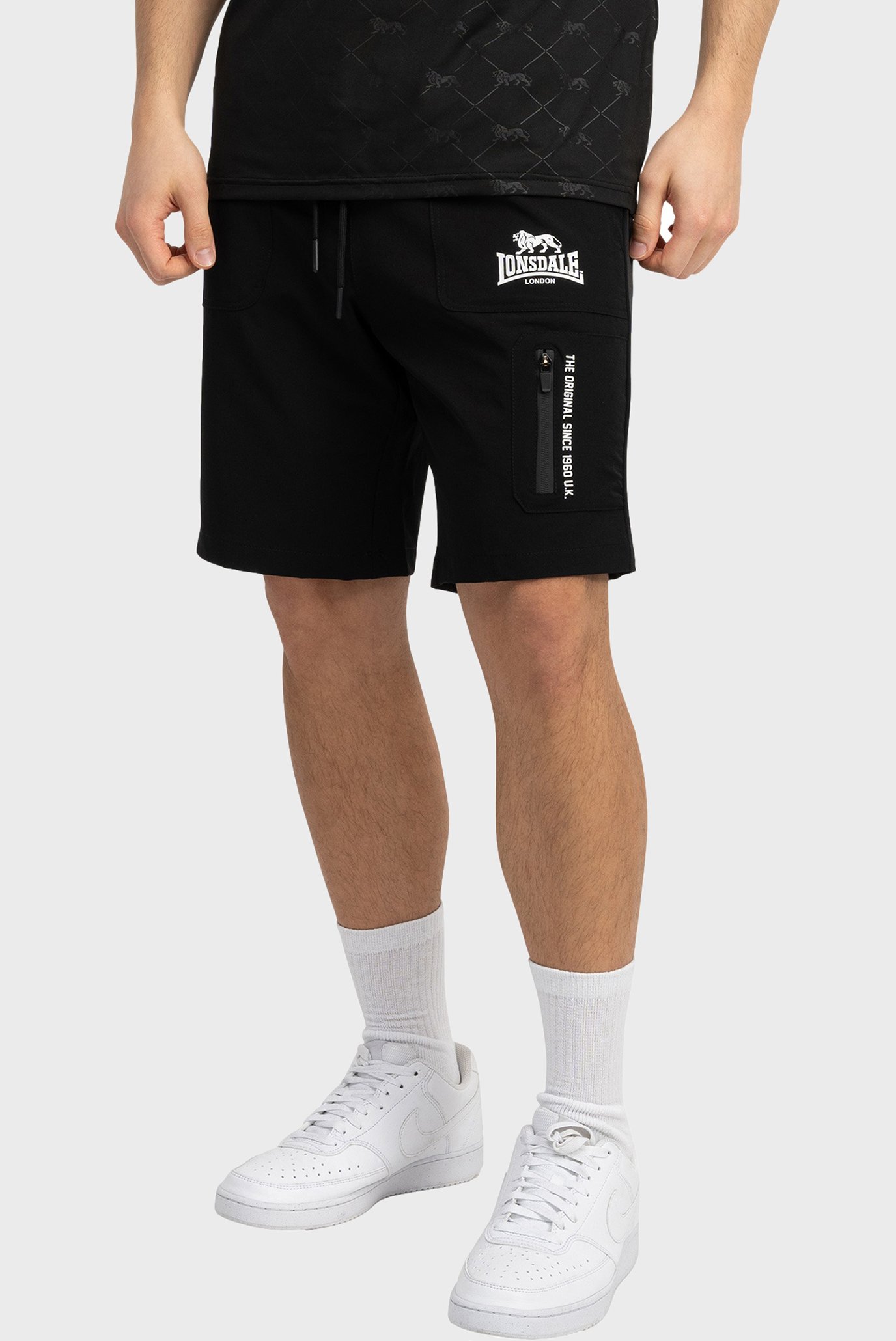 Мужские черные шорты HAVANT Черный XXL Lonsdale 117687 Мужские черные шорты HAVANT Черный XXL Lonsdale 117687