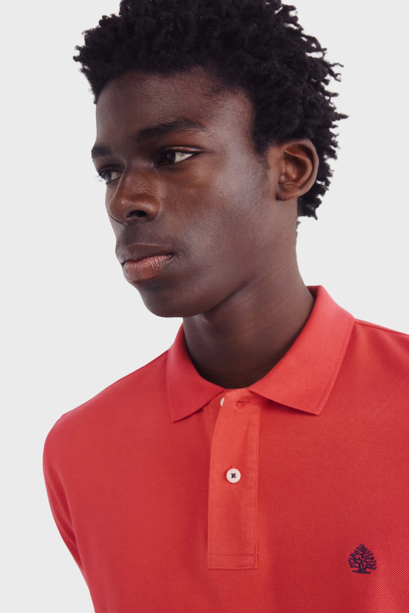 Мужское красное поло 4