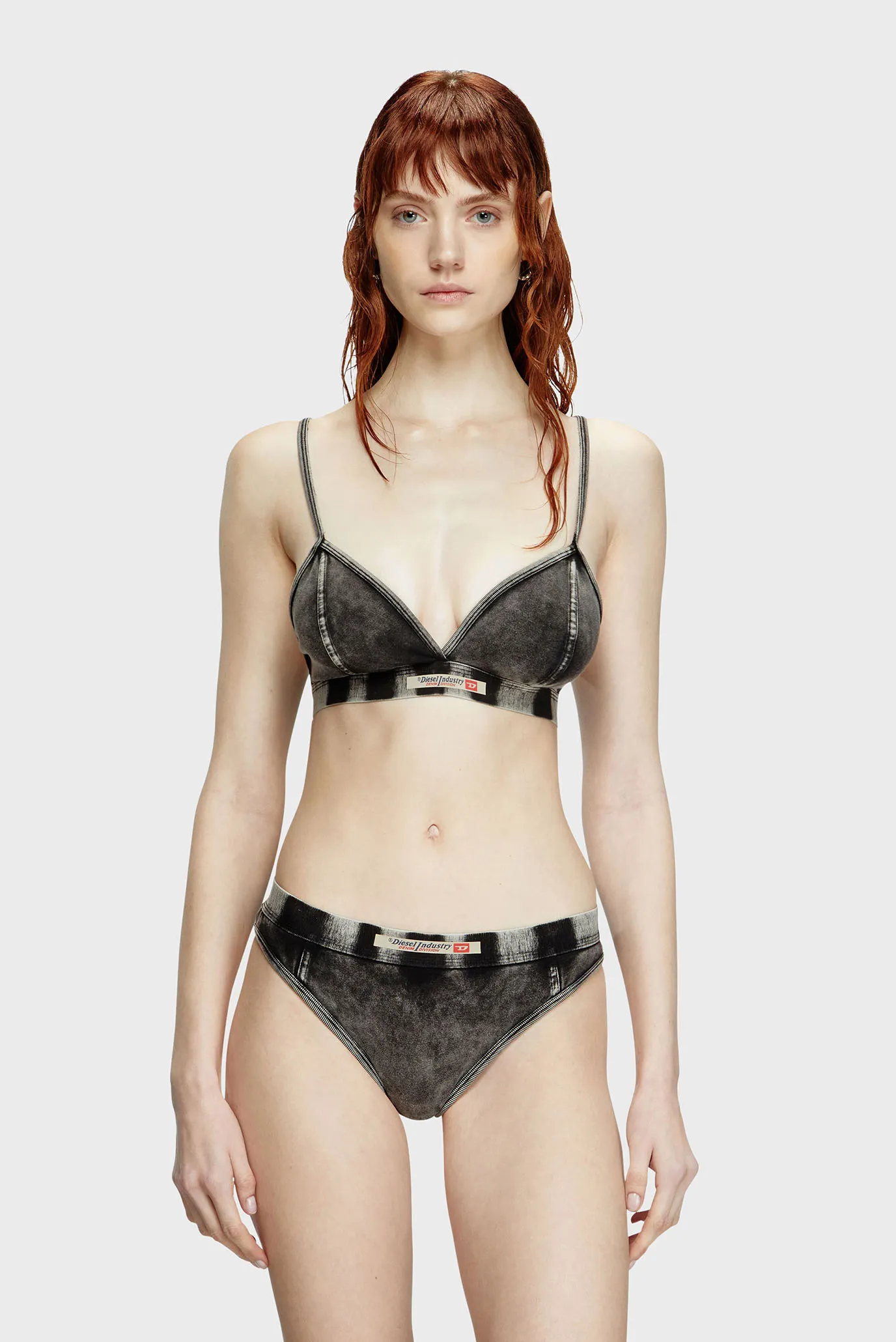 Жіночий сірий топ ZOE-DNM 1