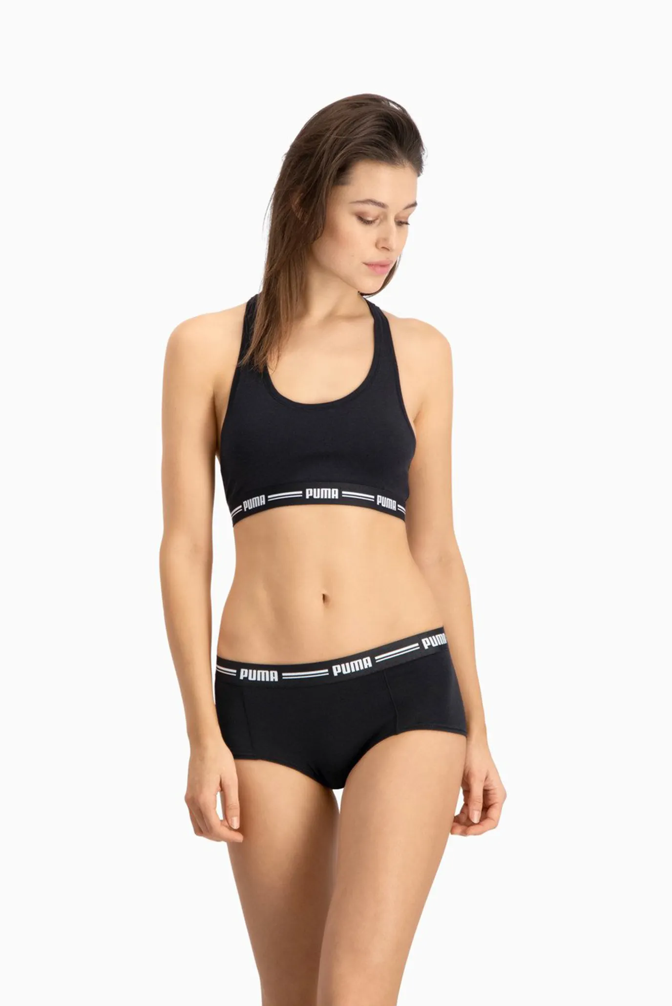 Женские черные трусики (2 шт) Women's Mini Shorts 2 Pack 3