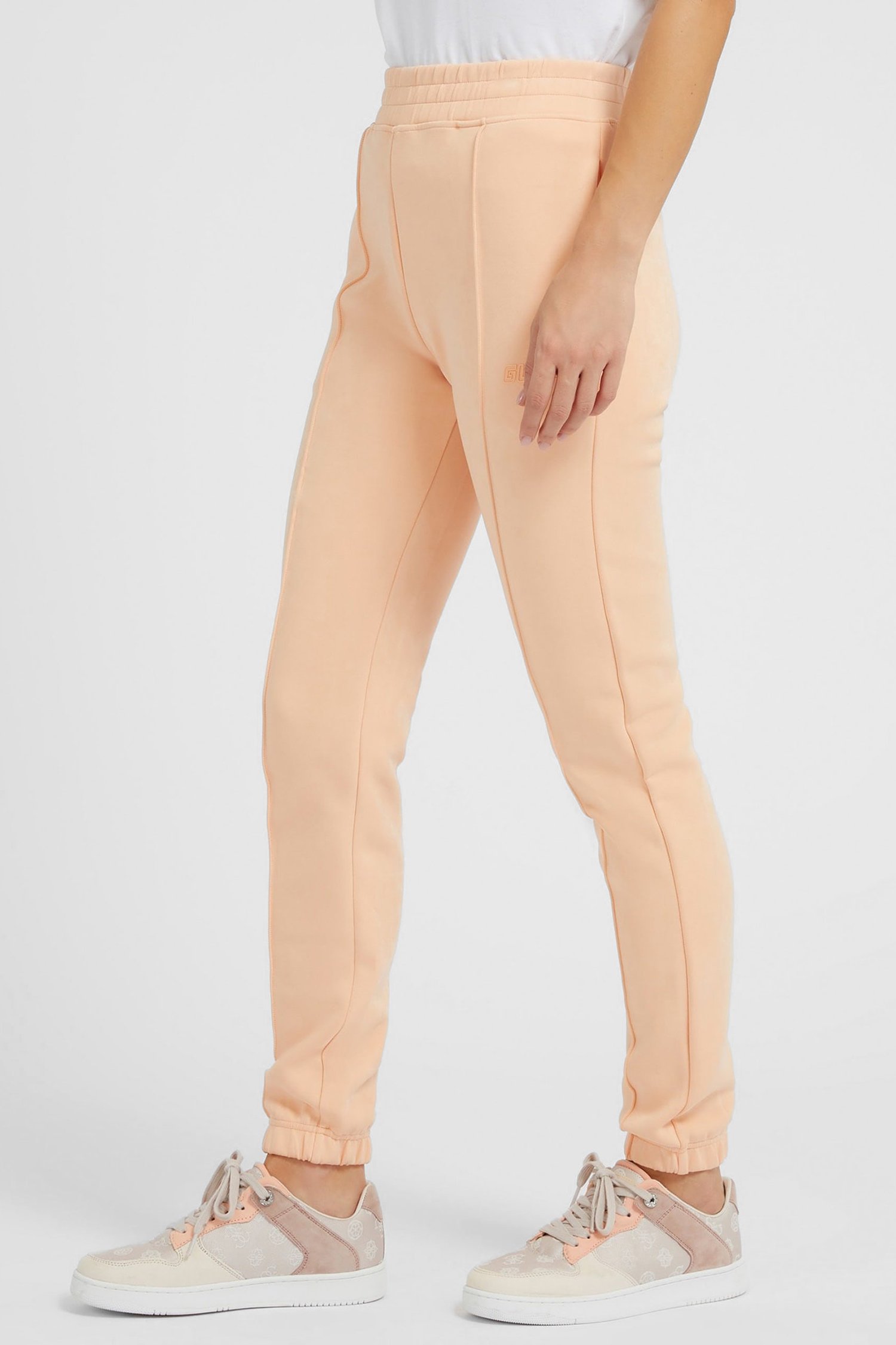 Женские персиковые спортивные брюки 1