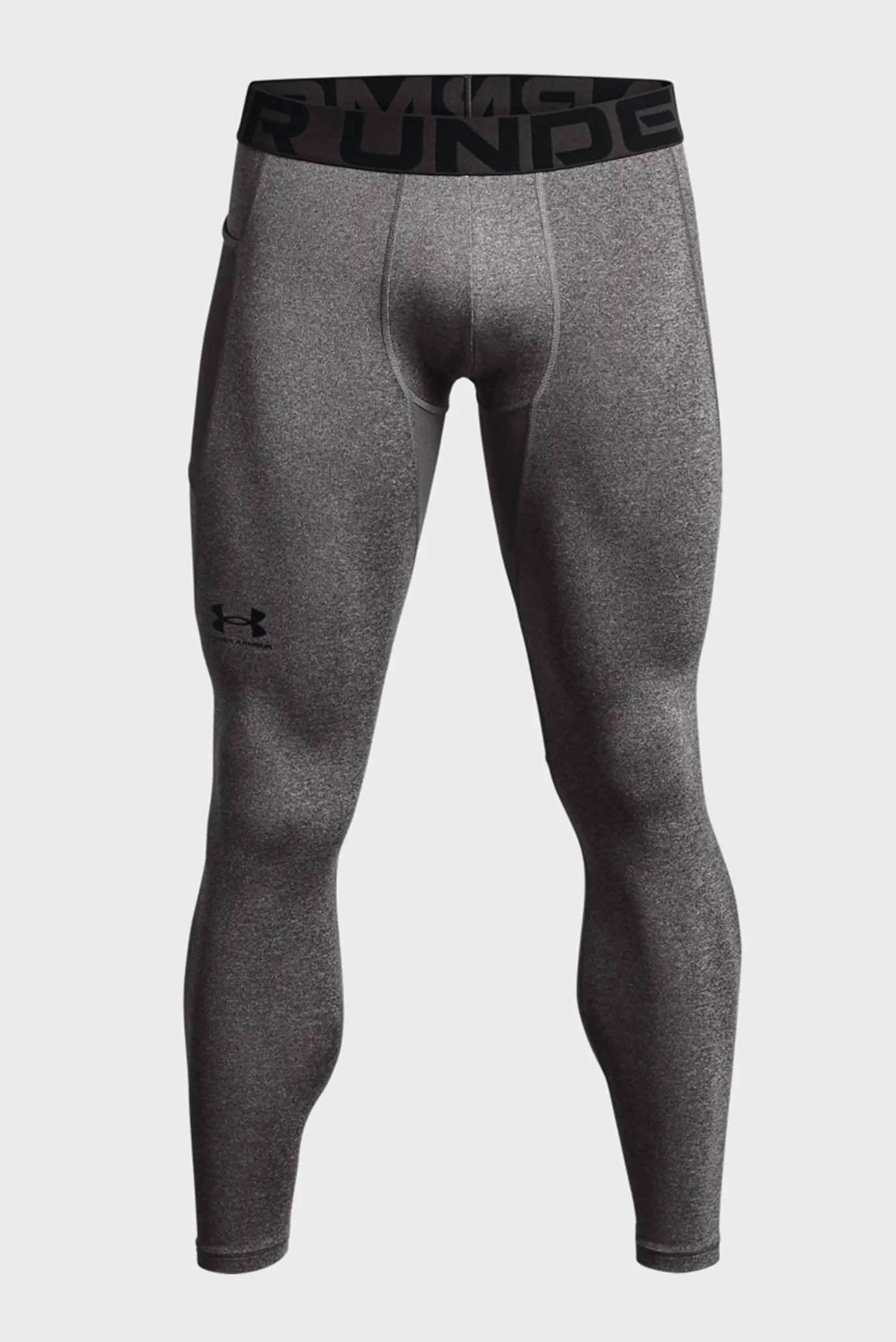 Чоловічі сірі термобрюки UA CG Armour Leggings 5