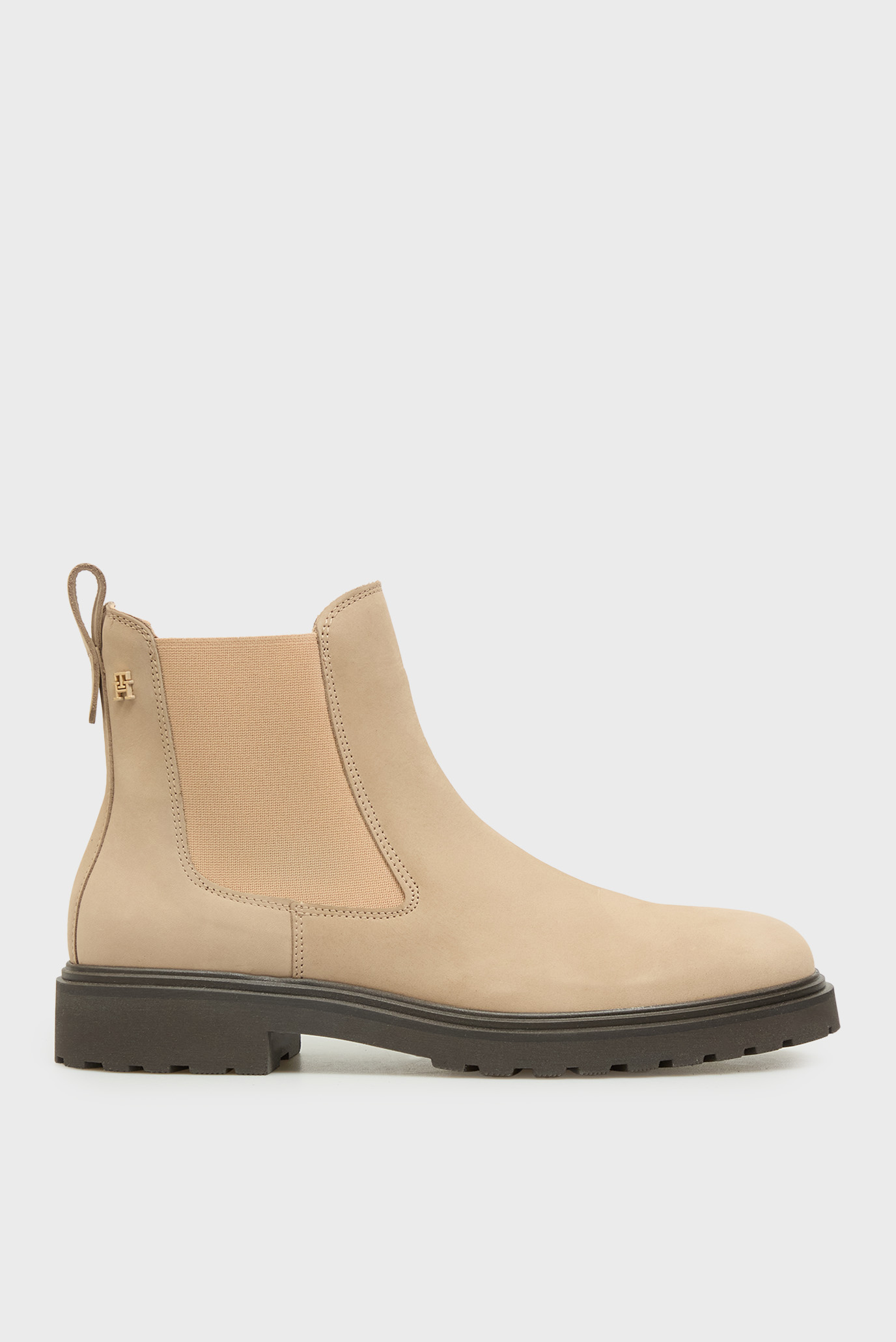 Женские бежевые нубуковые челси CLEATED Бежевый 39 Tommy Hilfiger FW0FW09041 Женские бежевые нубуковые челси CLEATED Бежевый 39 Tommy Hilfiger FW0FW09041