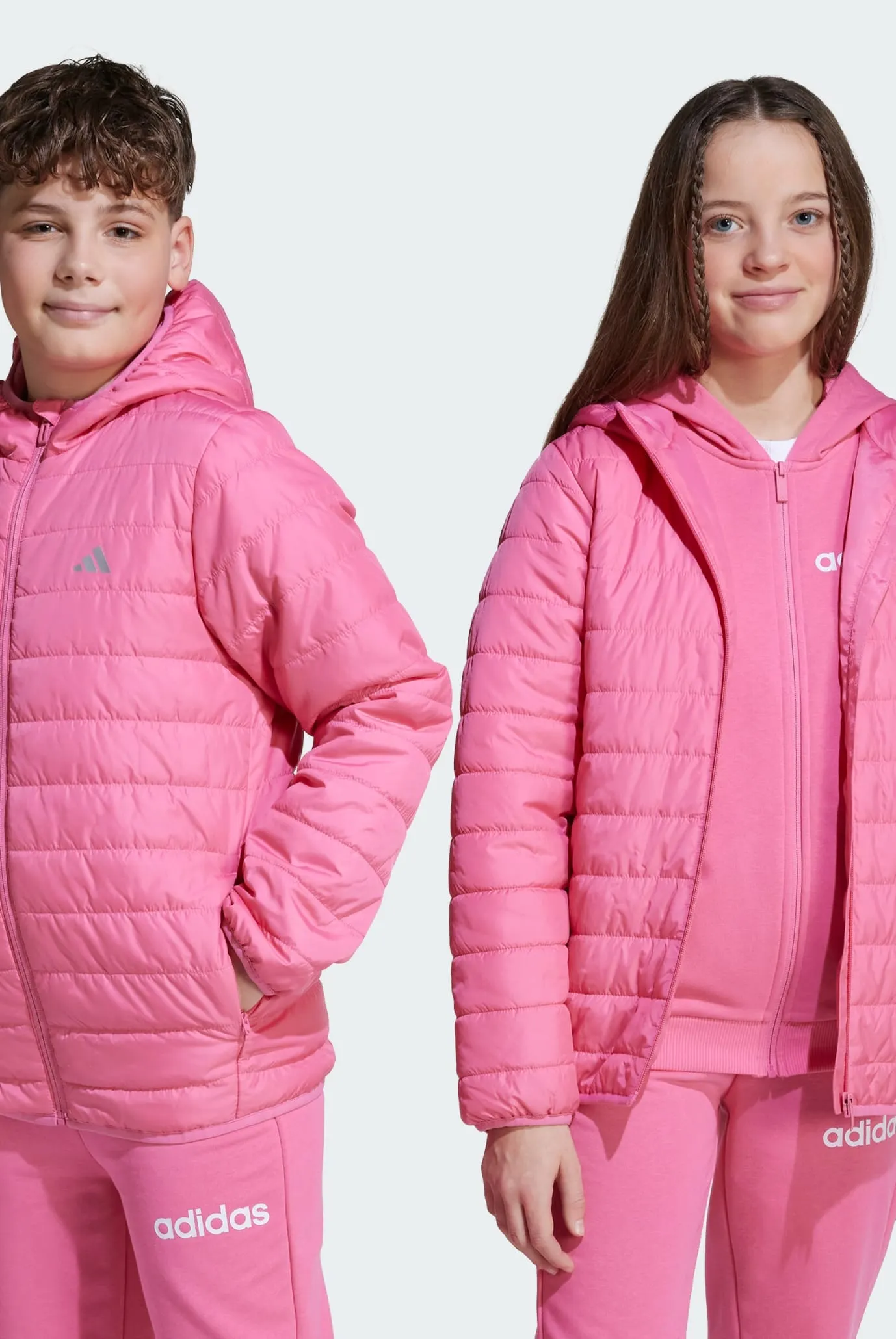 Детская розовая куртка Essentials Light Padded Kids 2